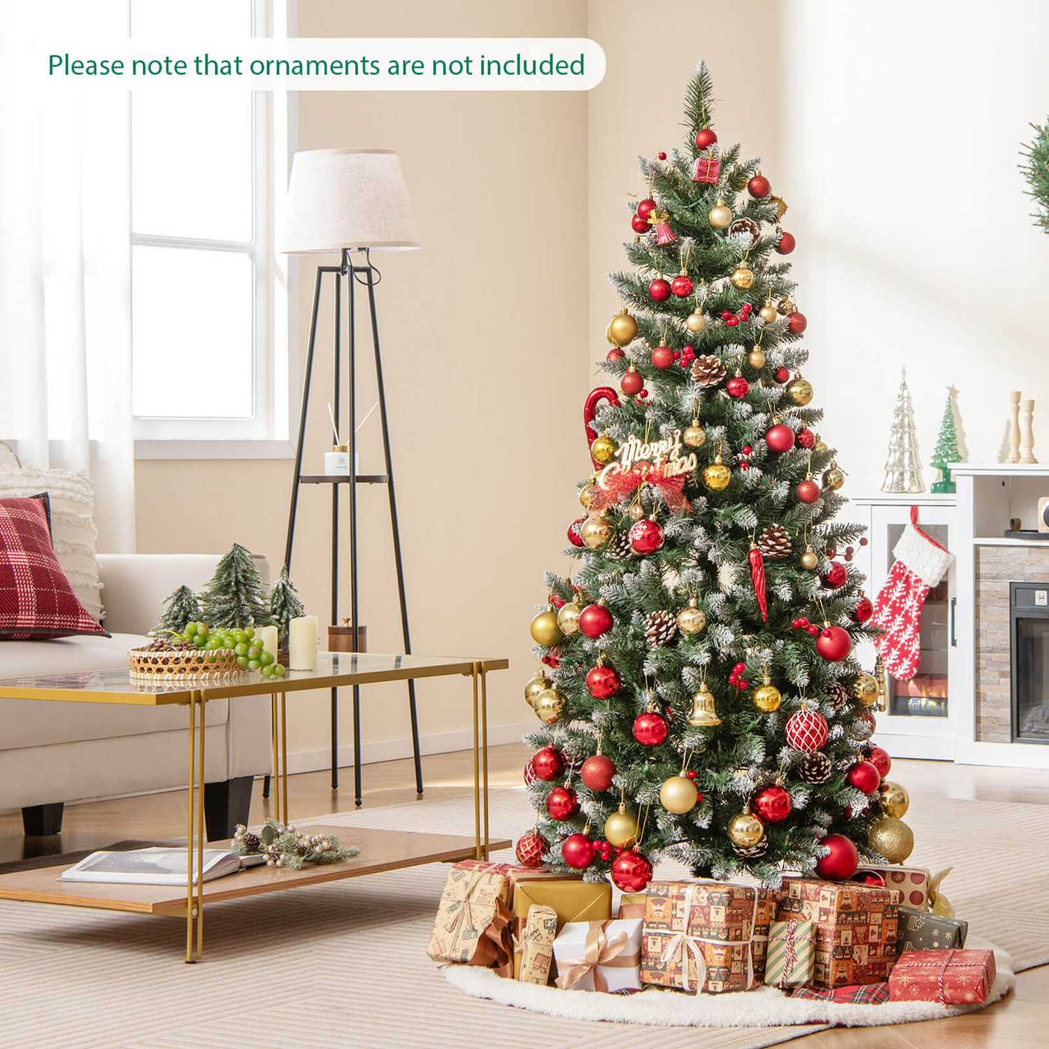Costway CSHY000447 Artificial-Christmas-Trees - View #3