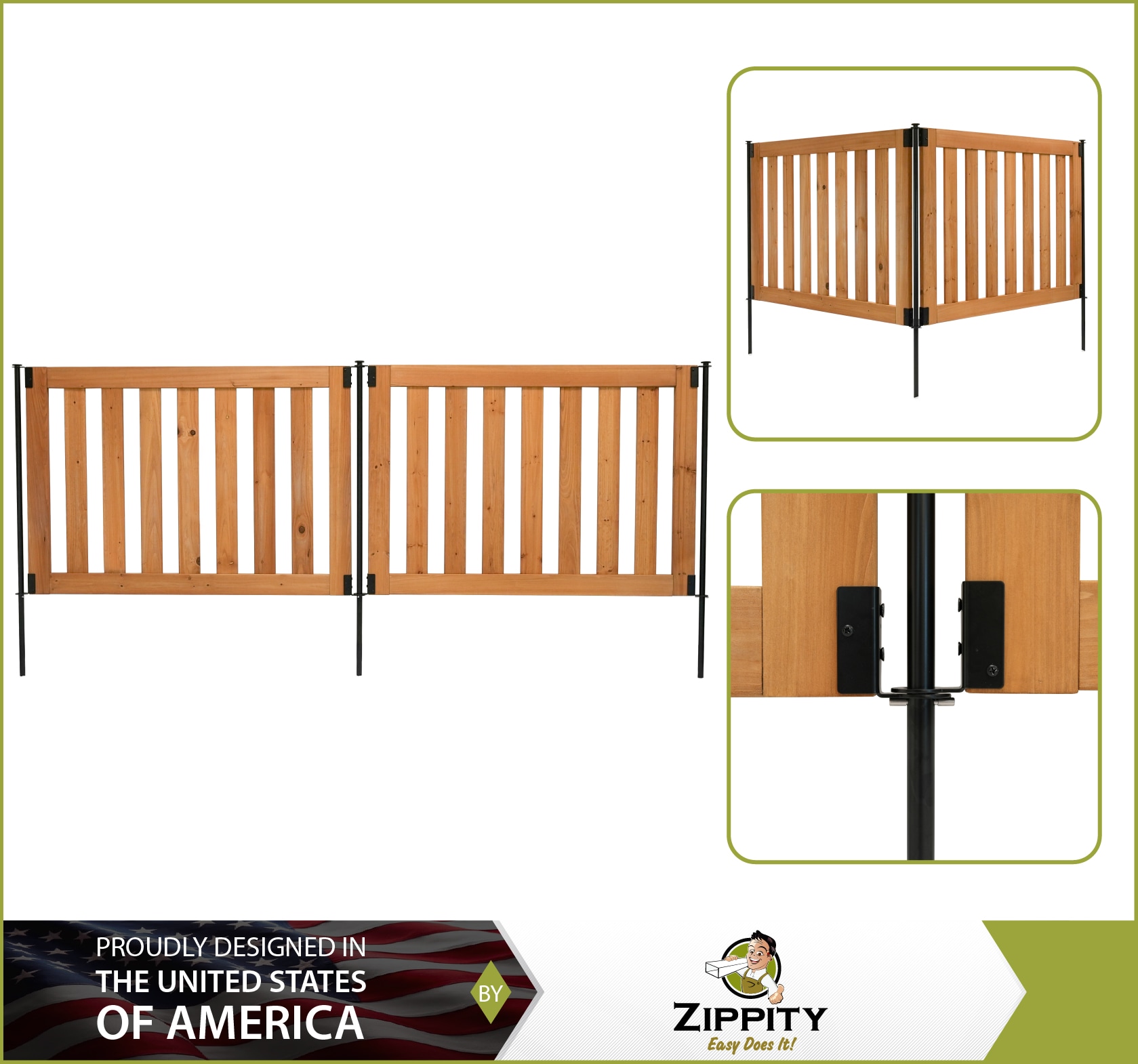 Zippity Outdoor Products ZP19075 Wood-Fence-Panels - View #4