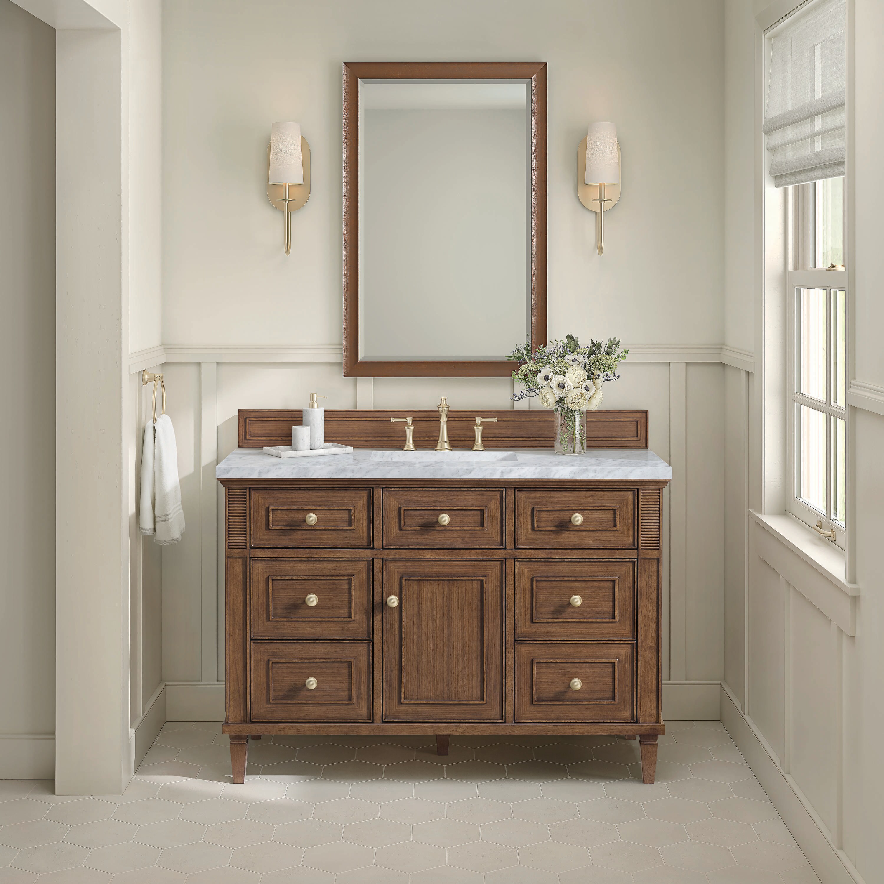 James Martin Vanities 424-V48-WLT-3CAR Bath-Vanity-Combo - View #2