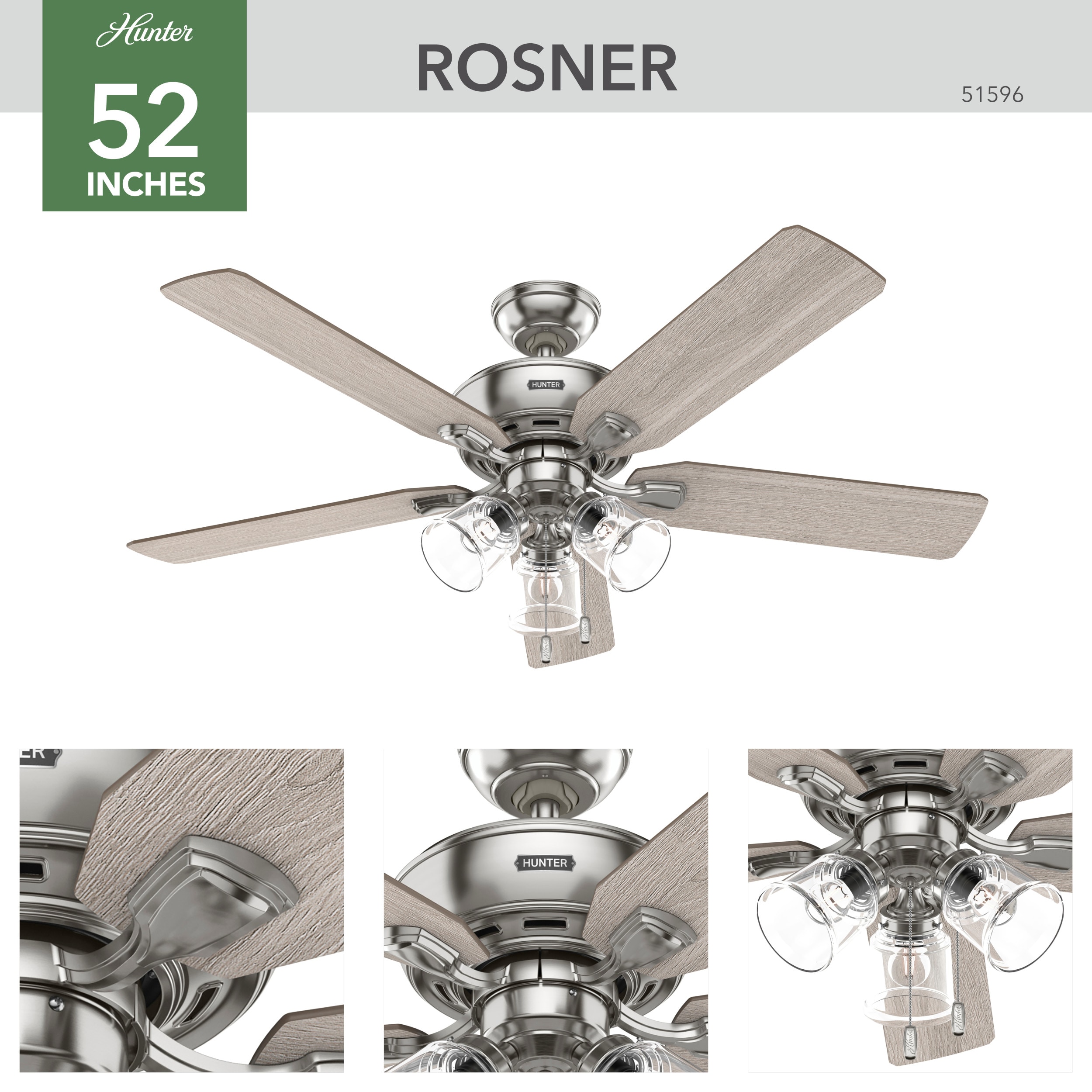 Hunter 51596 Ceiling-Fans - View #2
