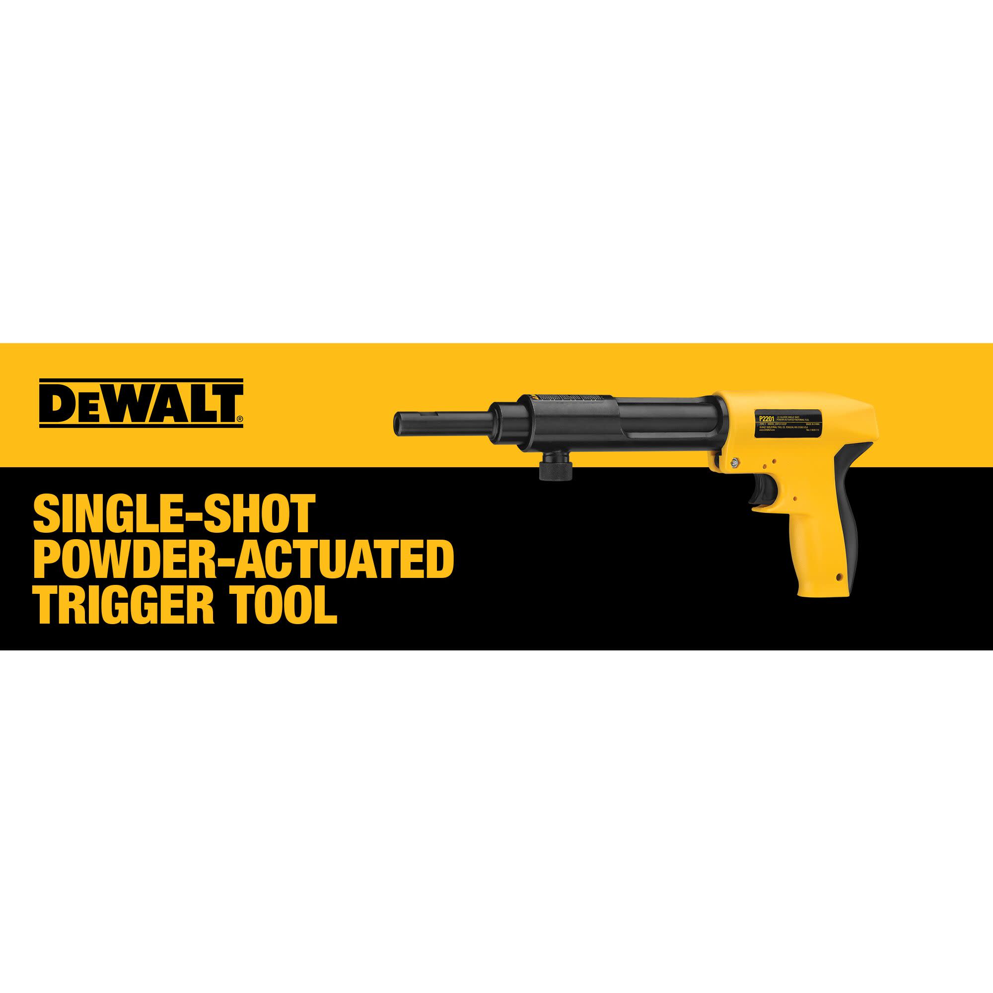 DEWALT Single Shot Powder Actuated Trigger Tool in the Powder Actuated