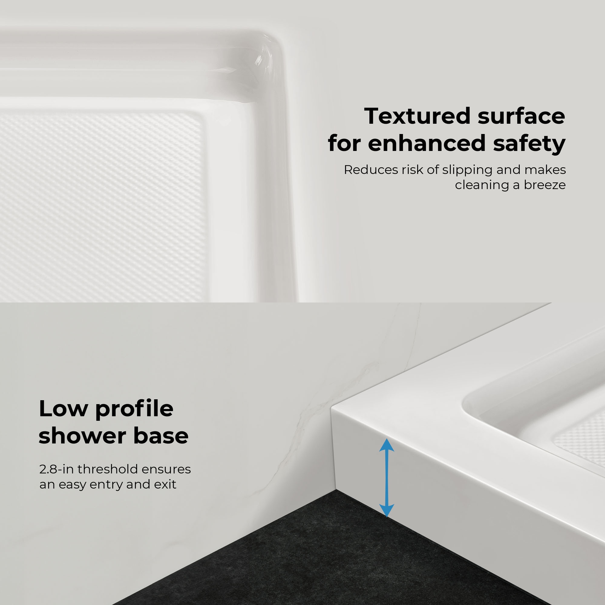 OVE Decors 15SBR-BALI40-WHT Shower-Floors - View #7