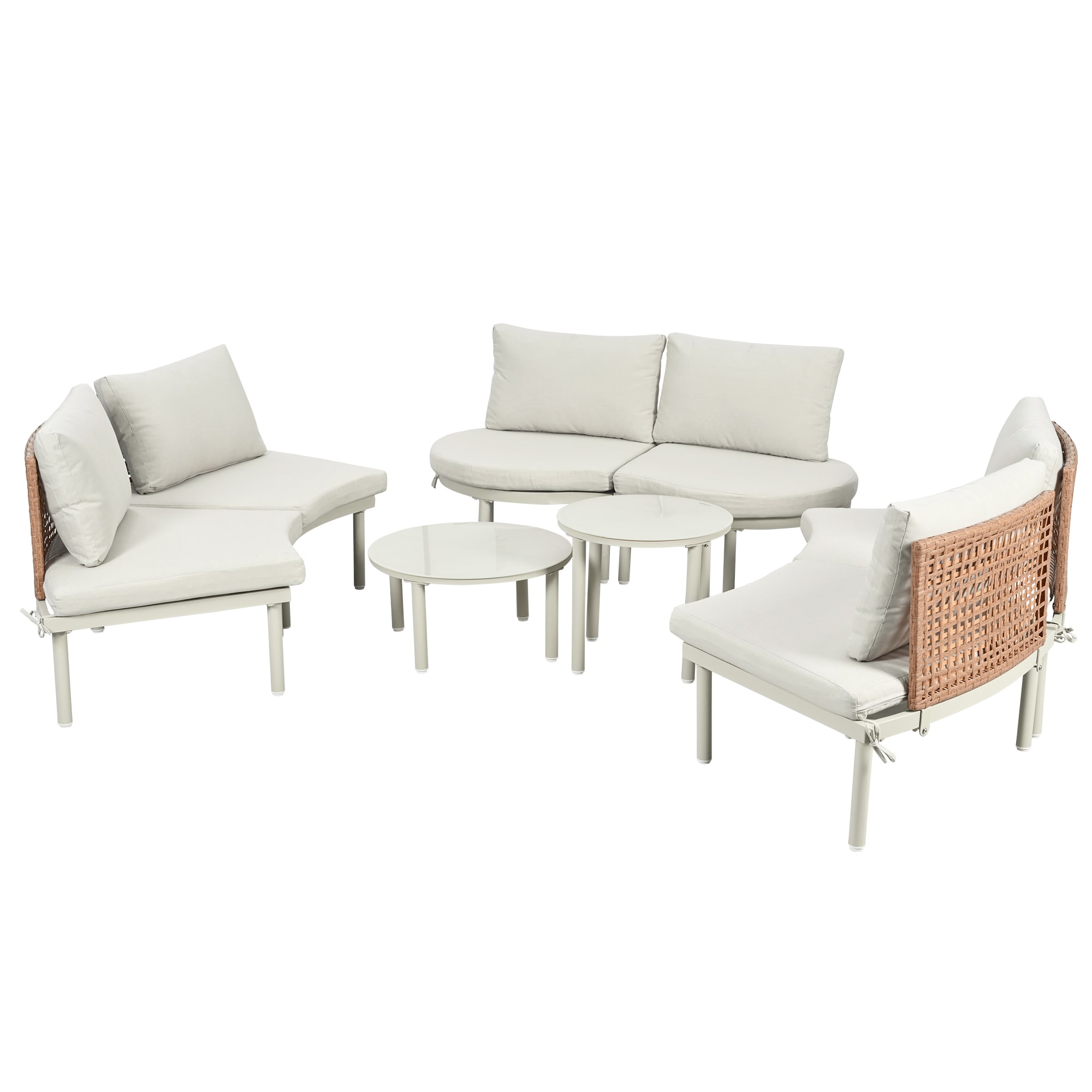 SINOFURN SYA010479BG Patio-Sofas-Daybeds - View #8