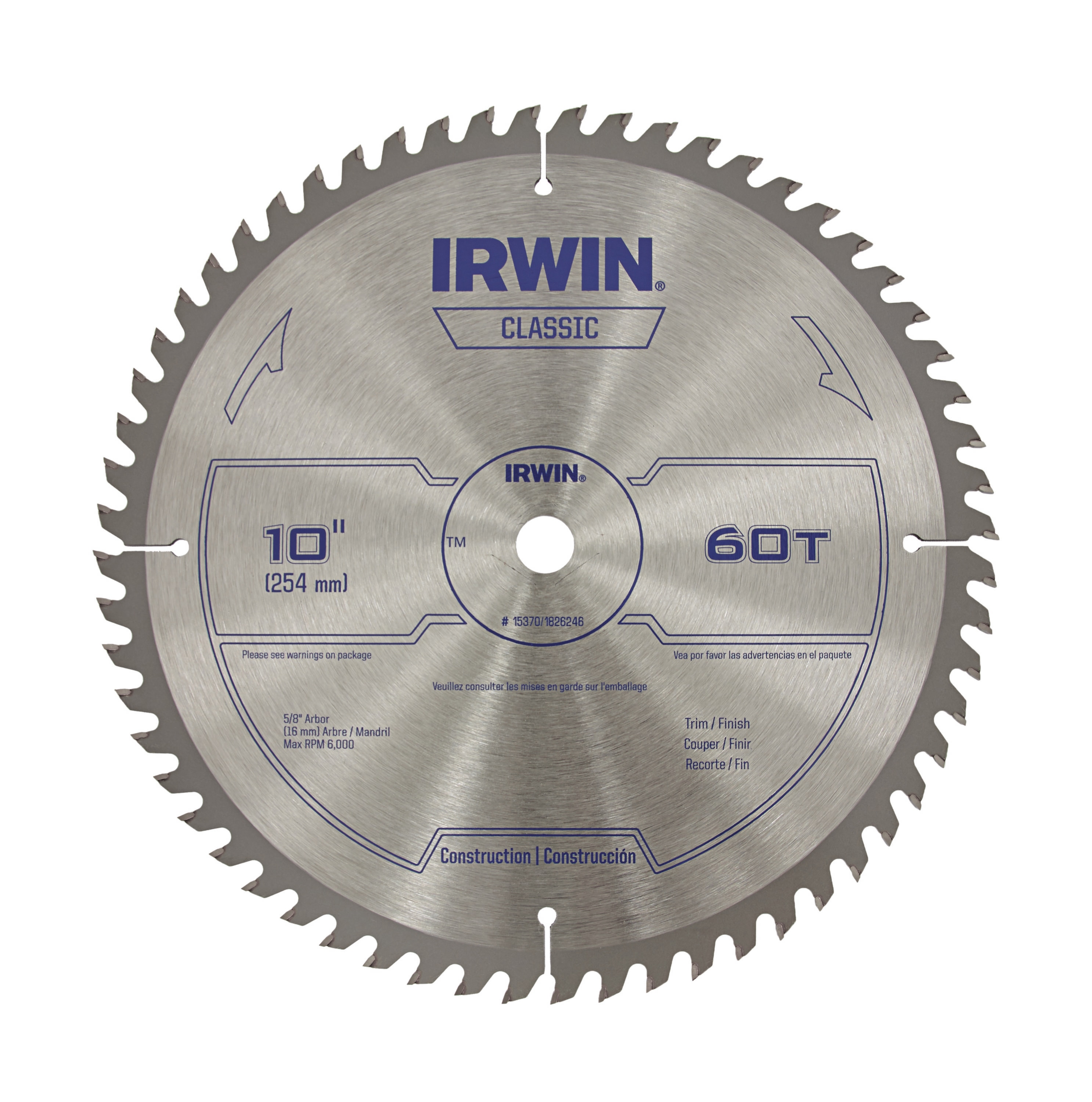 IRWIN 1826246 10-in Fine Finish Individual