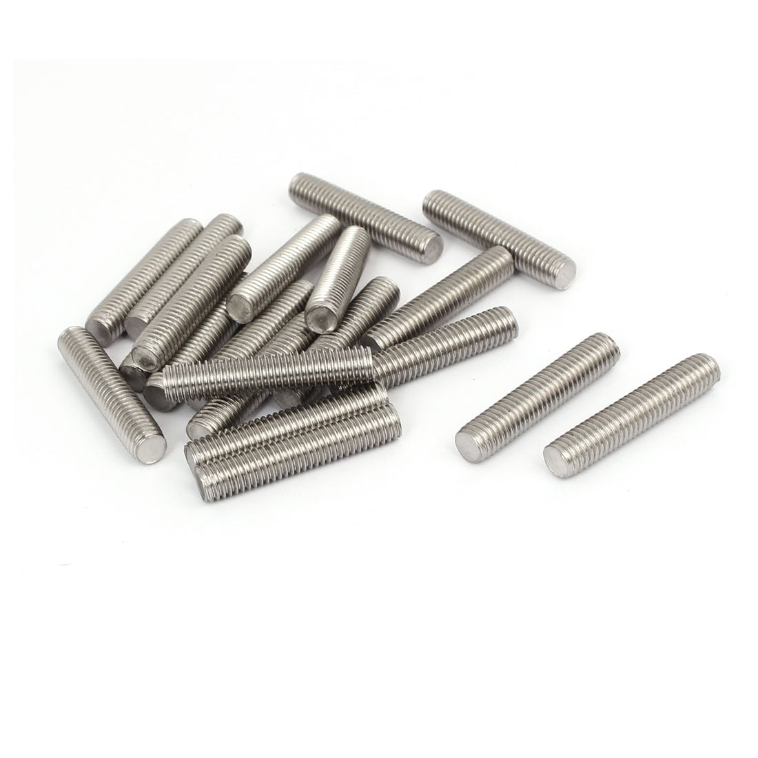 Unique Bargains M8 x 40mm 1.25mm Pitch 304 Stainless Steel Fully Threaded Rods Fasteners 20pcs #S26031900UX2048
