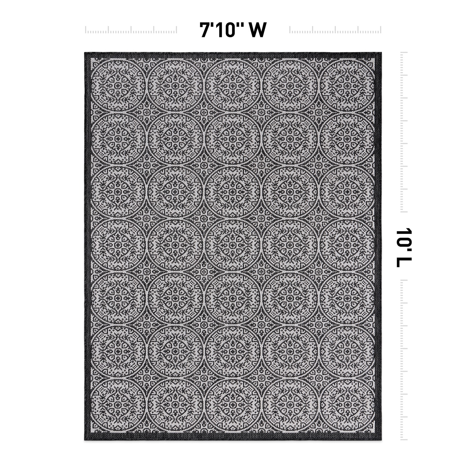World Rug Gallery 121BLACK8X10 rugs - View #3