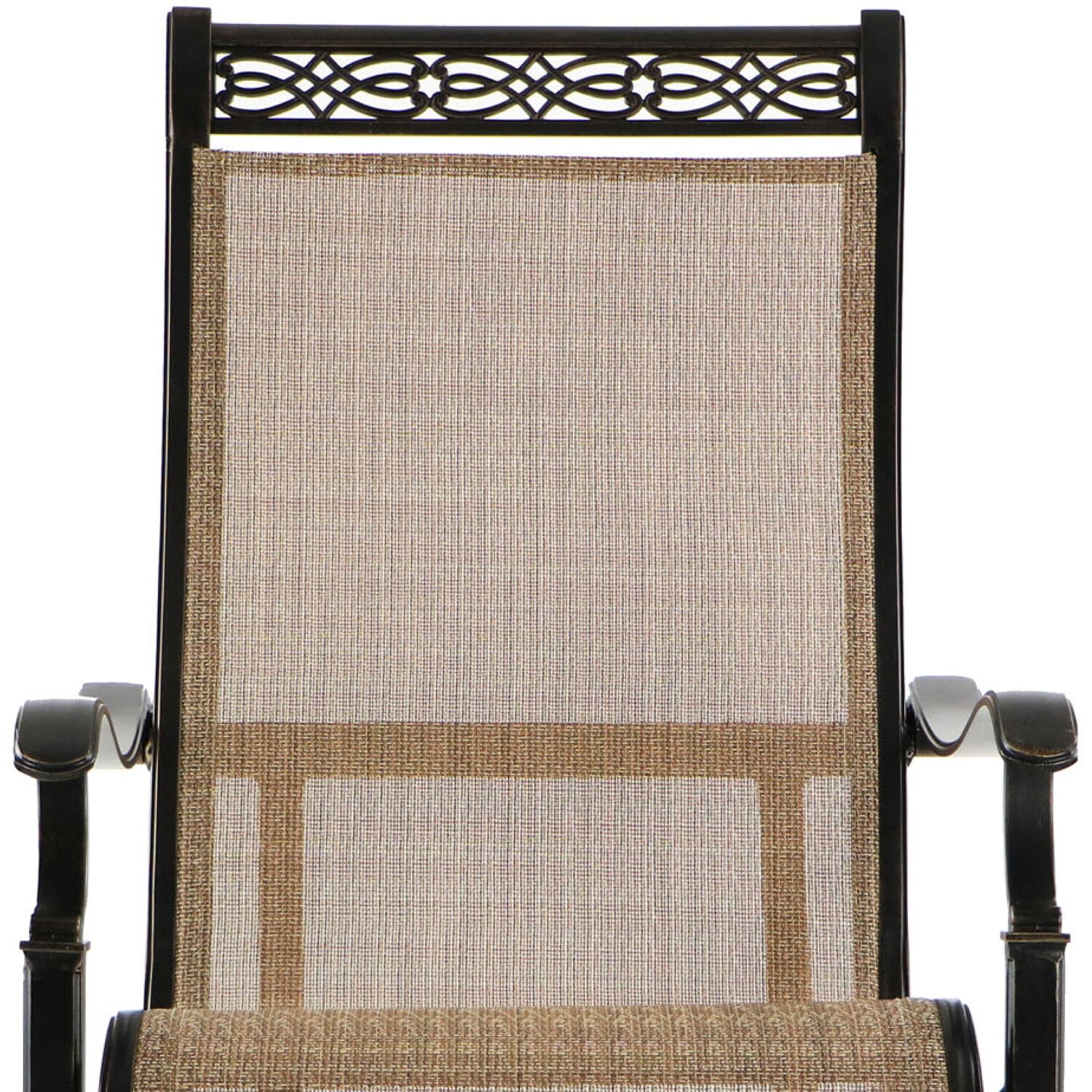 Cedar Cast Aluminum 9-Piece Patio Dining Set with Swivel Rocking Chairs