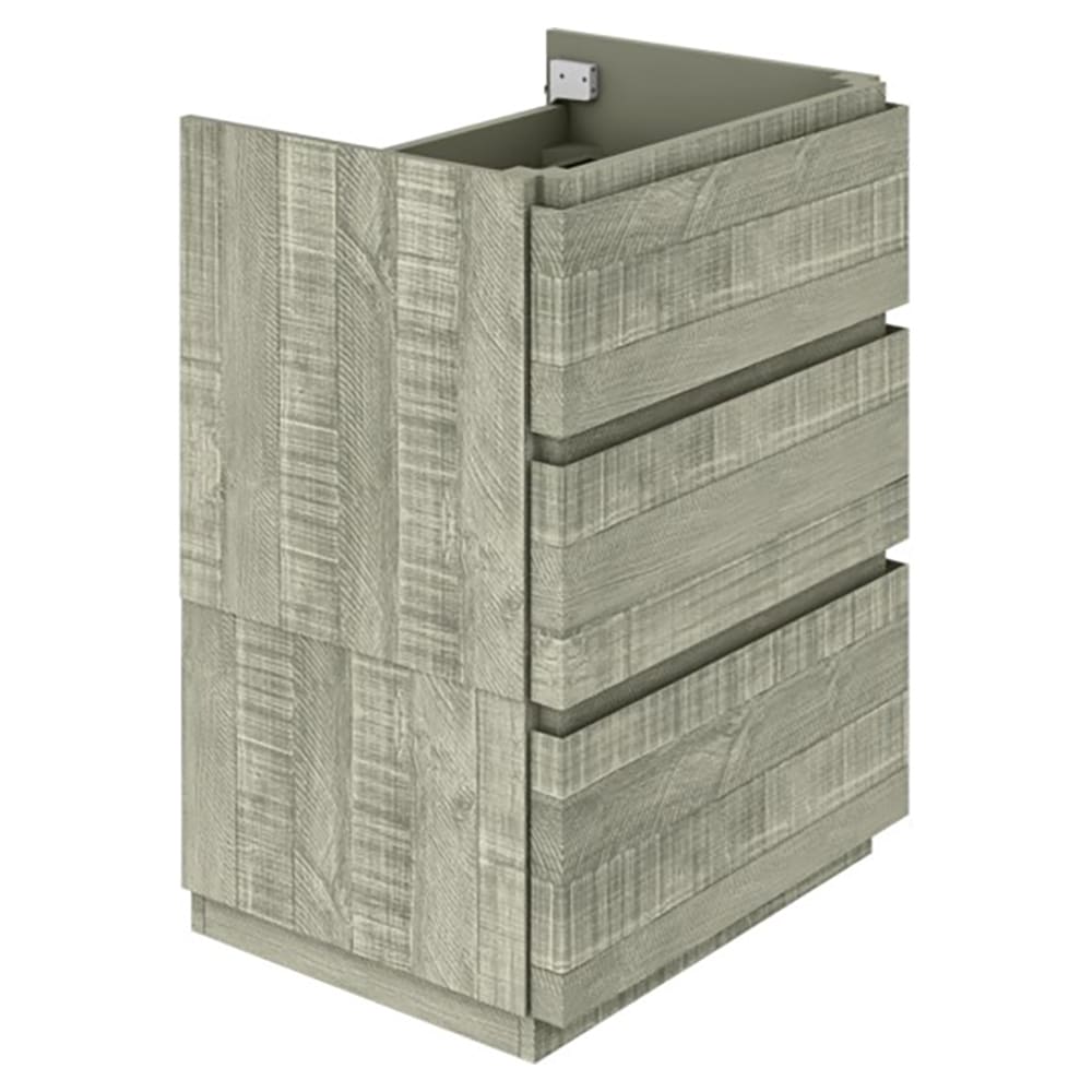Fresca FCB3124ASH-FC Formosa 24-in Sage Gray Bathroom Vanity Base Cabinet without Top