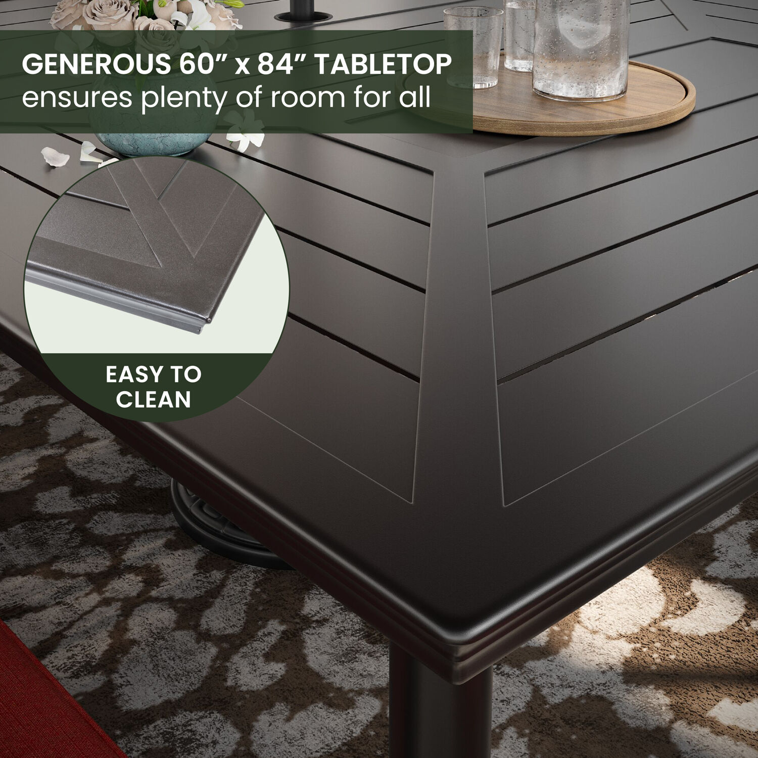 Hanover MCLRDN11PCSW10-CHL Patio-Dining-Sets - View #6