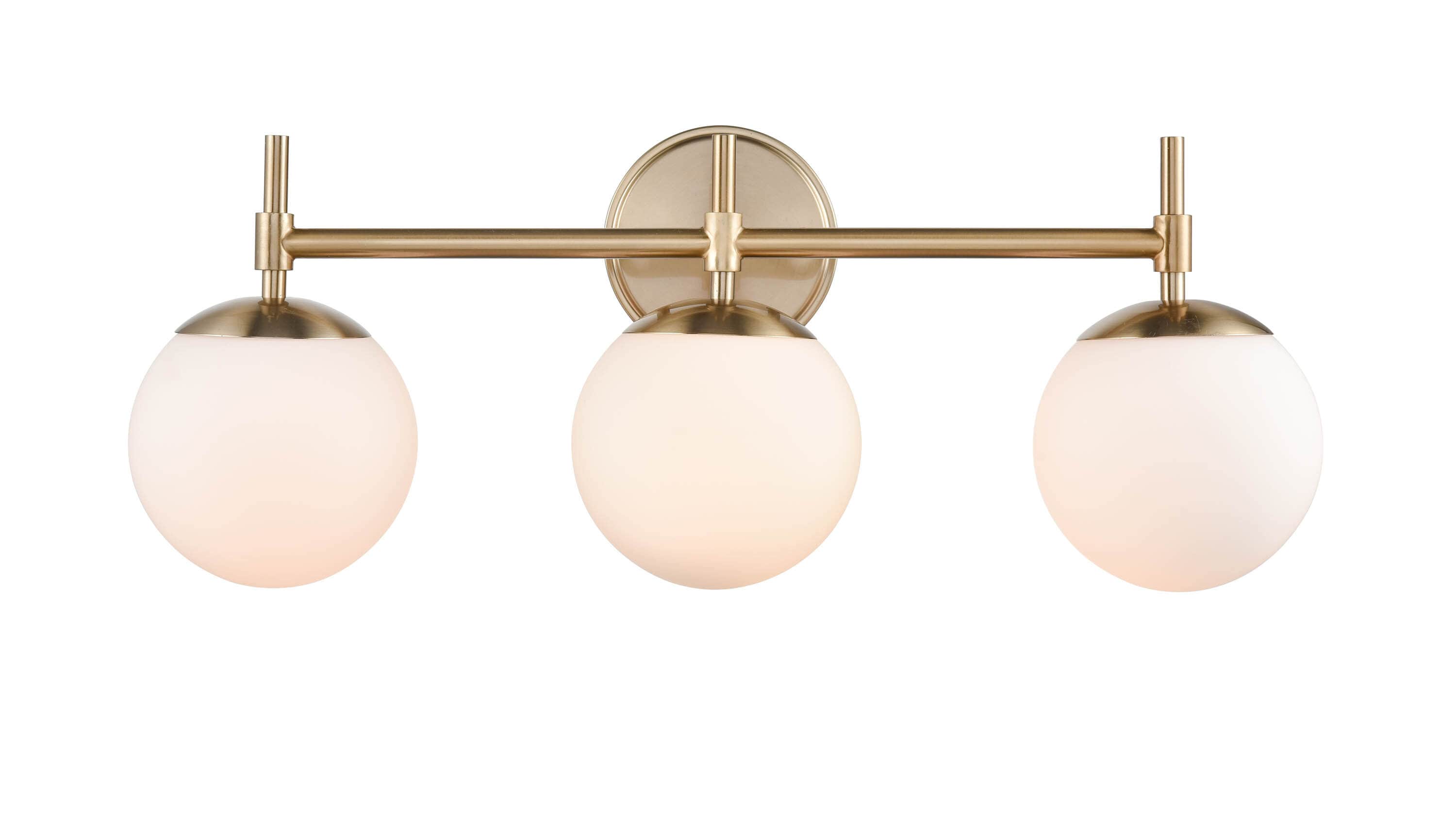 929 Lighting 30303-MG 24-in 3 -Light Satin Nickel Modern/contemporary Vanity light