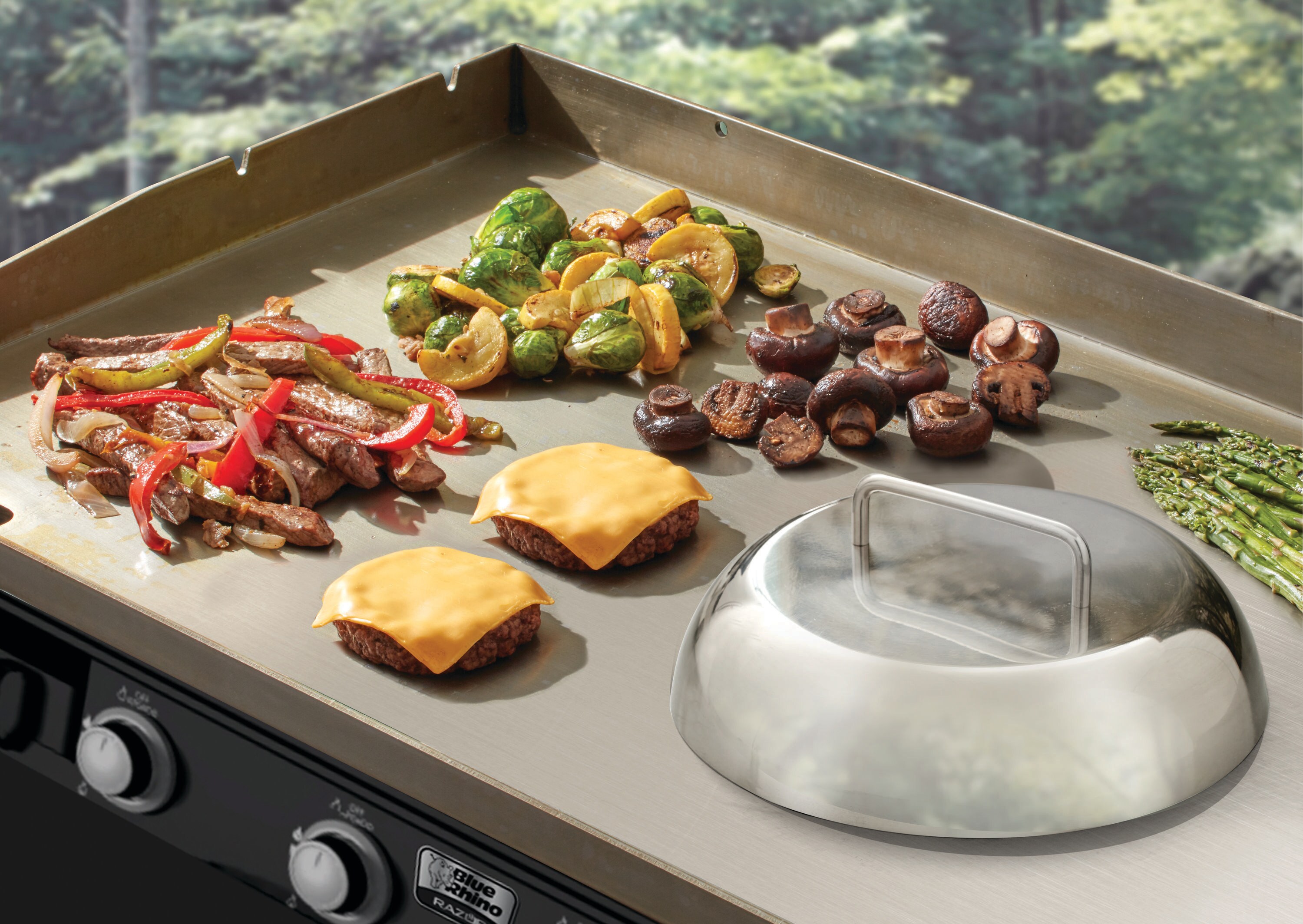 Mr. Bar-B-Q Stainless Steel Non-stick Grill Pan in the Grill Cookware  department at