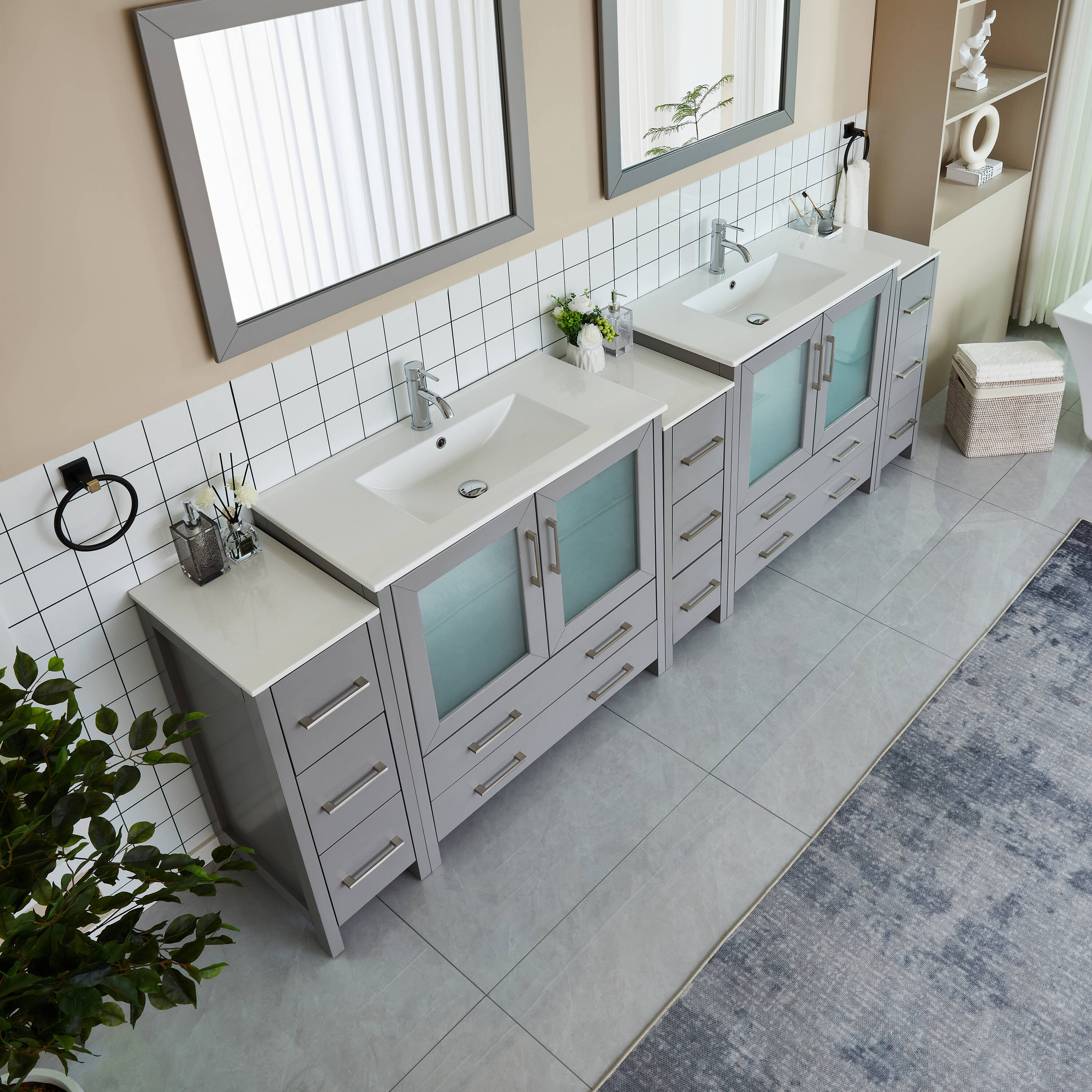 Vanity Art VA3036-108G Bath-Vanity-Combo - View #9