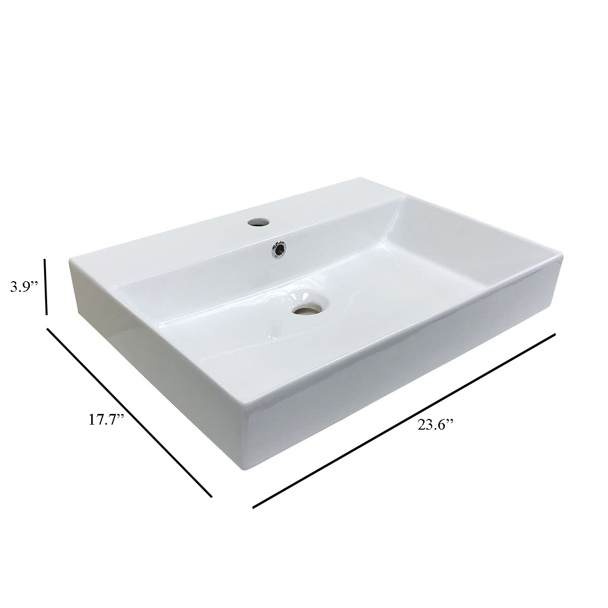 WS Bath Collections ENERGY 60.01 Bath-Sink - View #7