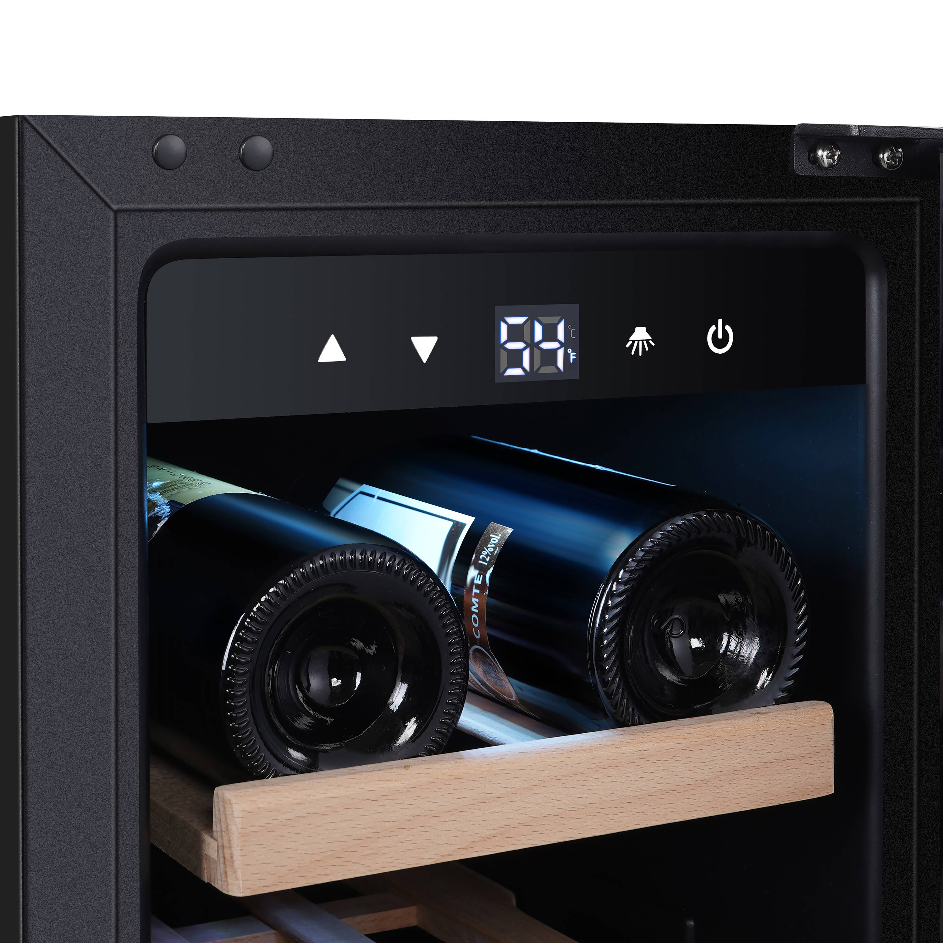 Equator Advanced Appliances 11-in W 18-Bottle Capacity Black Built-In  /freestanding Wine Cooler in the Wine Coolers department at