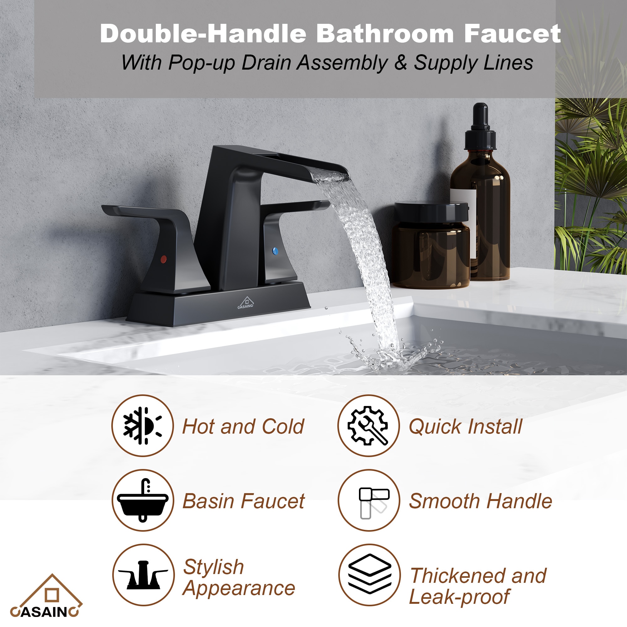 CASAINC KCLT0006-MB Lavatory-Faucets - View #8