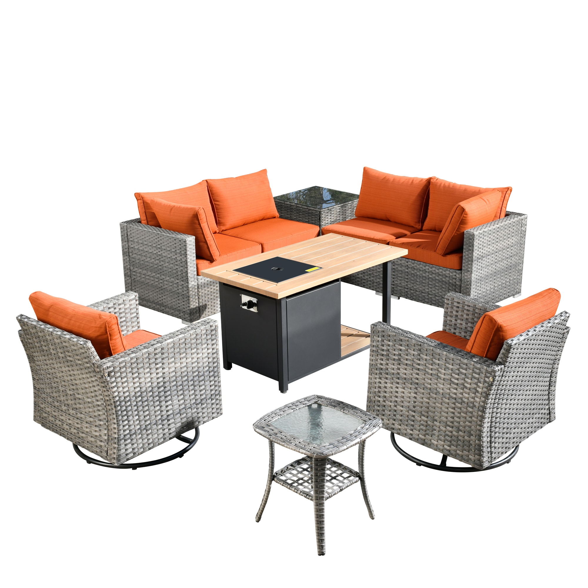 weaxty DDFPRRSGRS809 Patio-Conversation-Sets - View #9