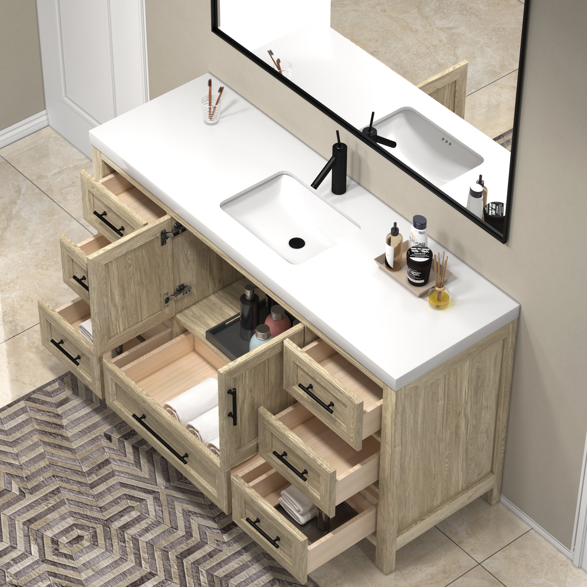 BV Better Vanity VIV60S-HG Bath-Vanity-Combo - View #6