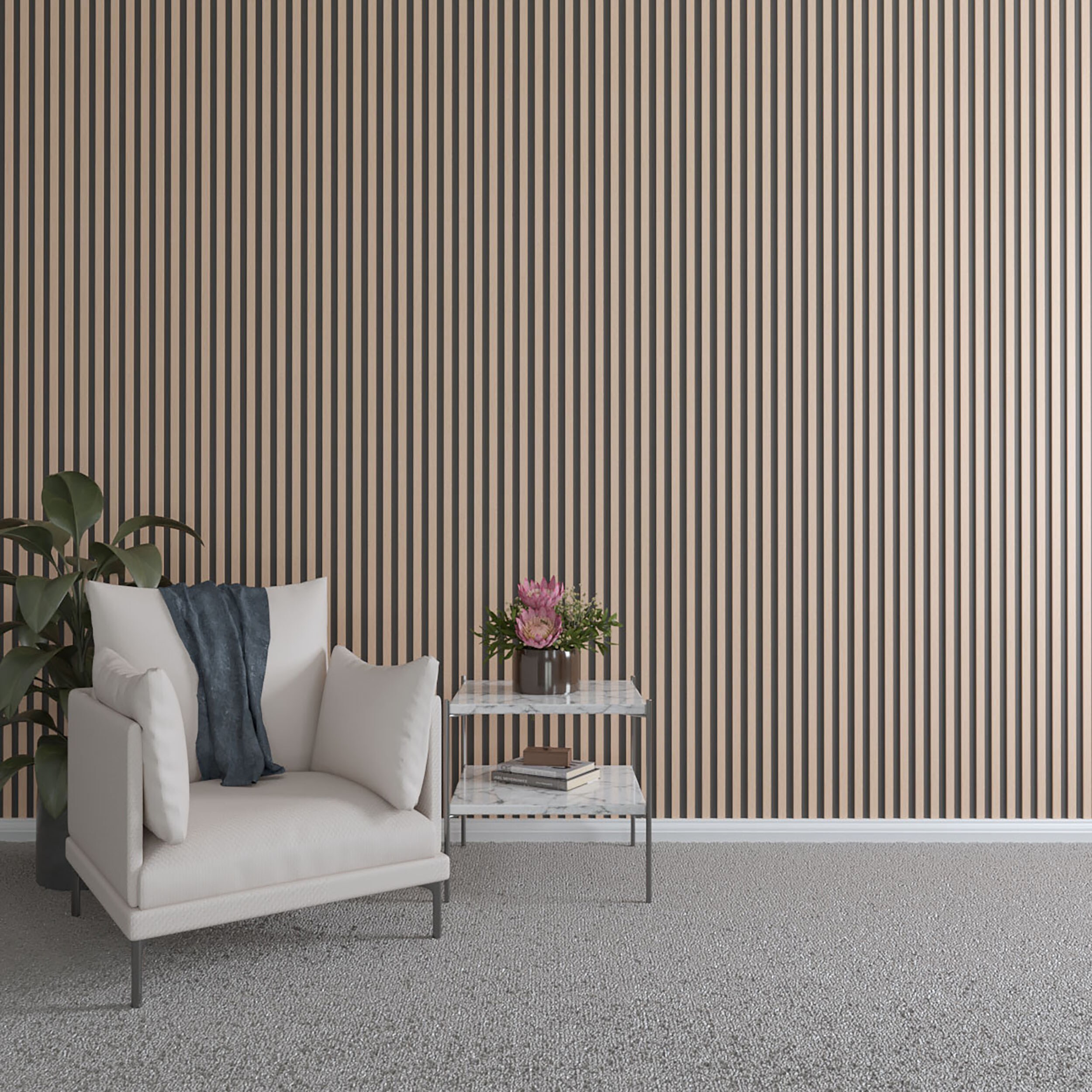 Ekena Millwork SWW84X94X0250AL 1-in x 7.83-ft Unfinished Smooth Alder Alder Wall Plank ( 42 -Pack , Covers 27.42-sq ft )