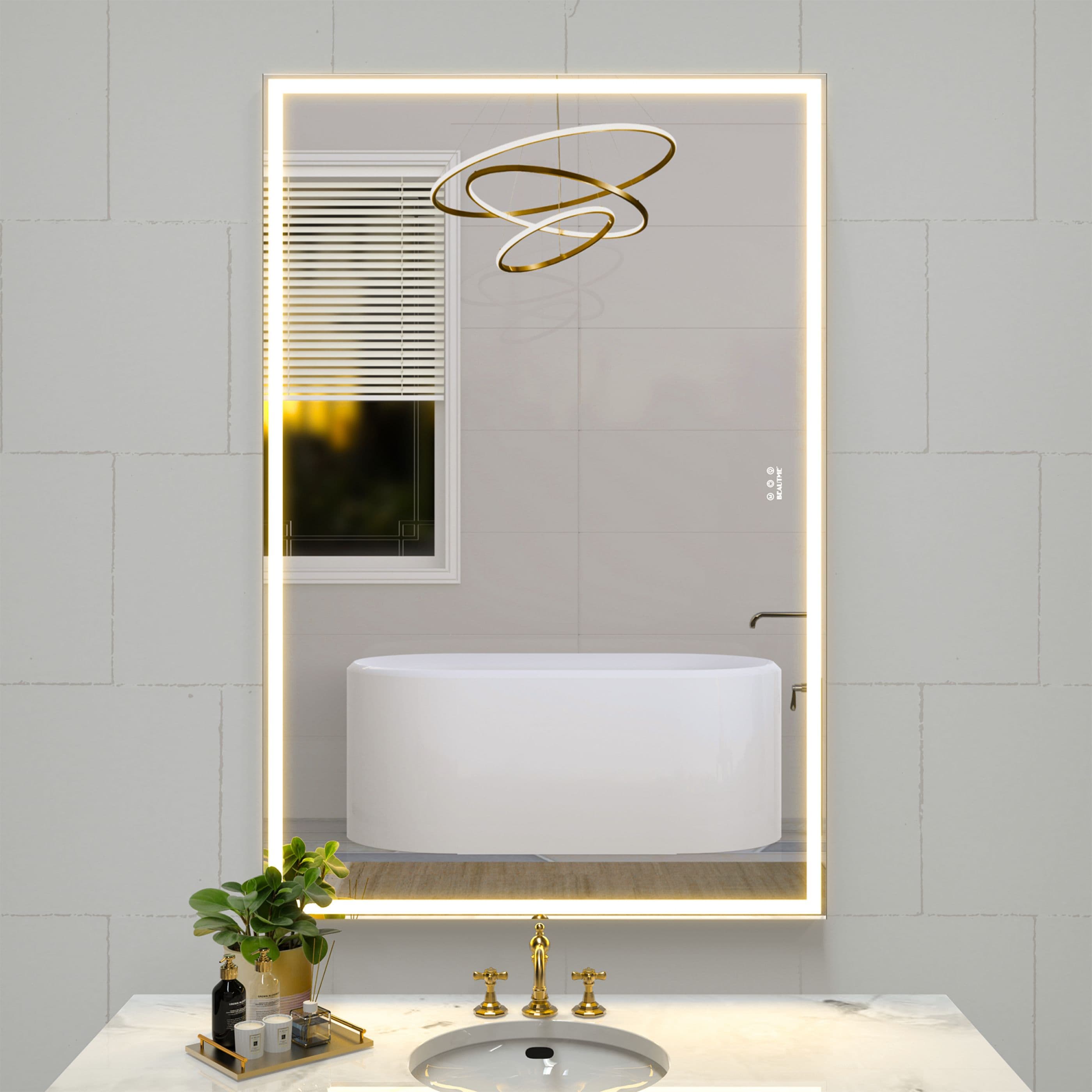 WELLFOR GIBEMR6040S Framed-Bath-Mirrors - View #2