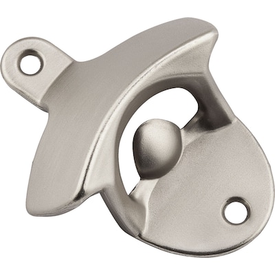 Gatehouse Satin Nickel Manual Wall Mount Bottle Opener In The Jar Openers Department At Com - Wall Mounted Bottle Openers Canada
