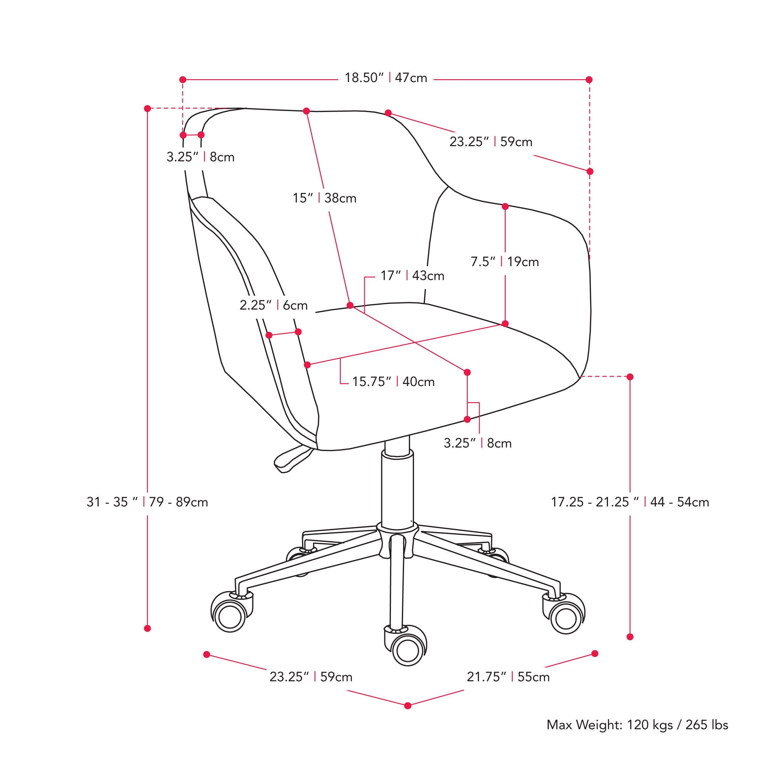 CorLiving WGY-734-C Office-Chairs - View #12