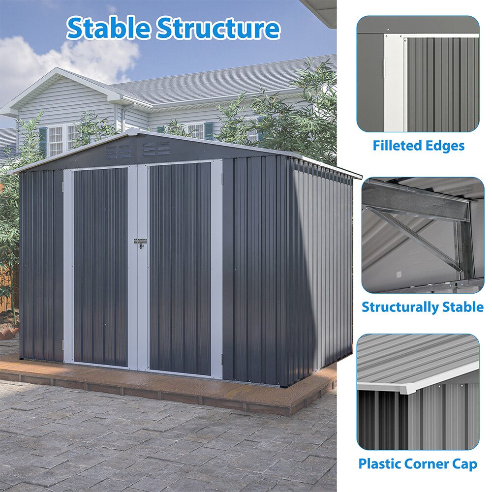 Blisstyle VCRXJYWQDT Metal-Storage-Buildings-Sheds - View #9