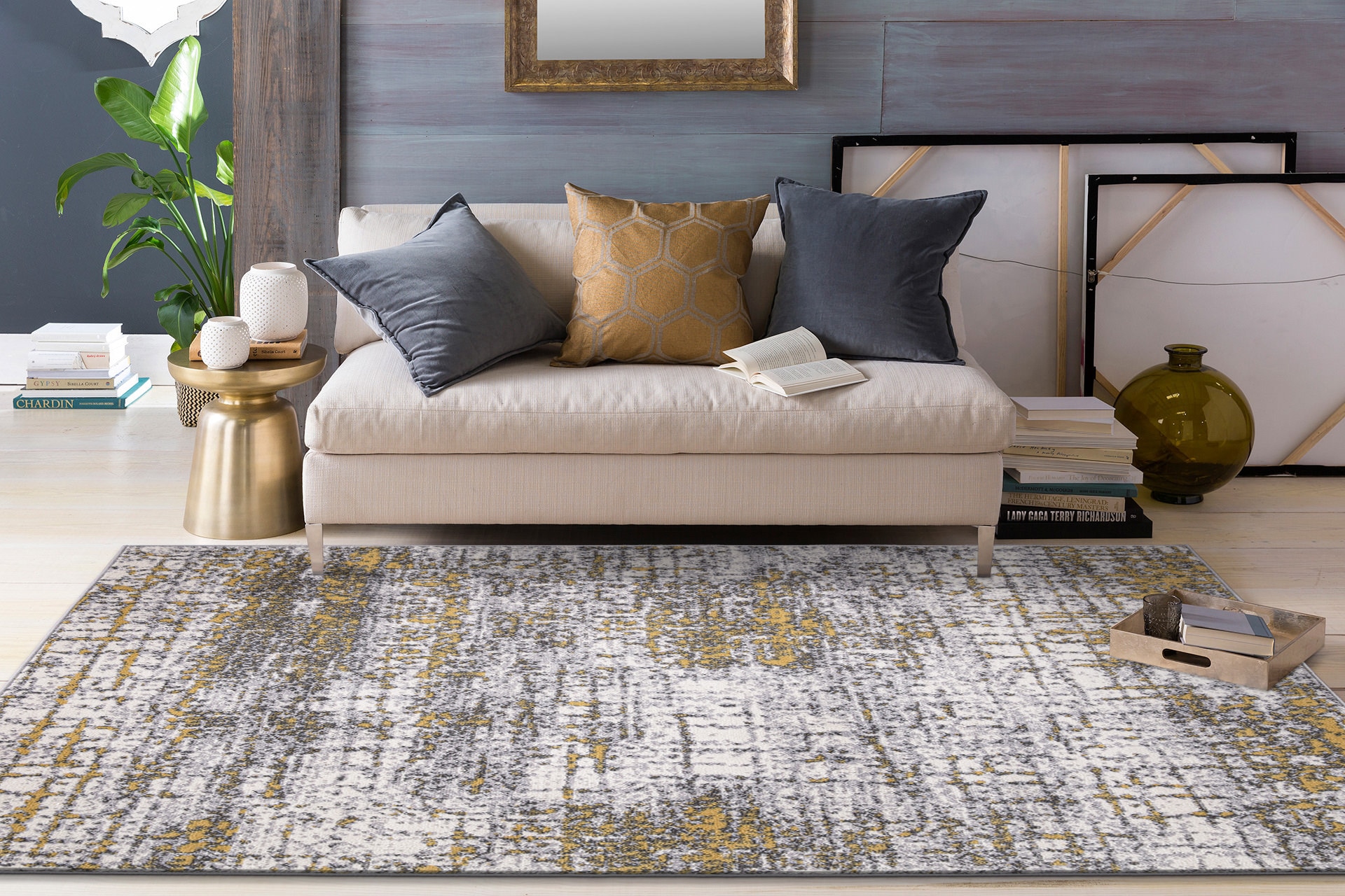World Rug Gallery 6012YELLOW5X7 rugs - View #4