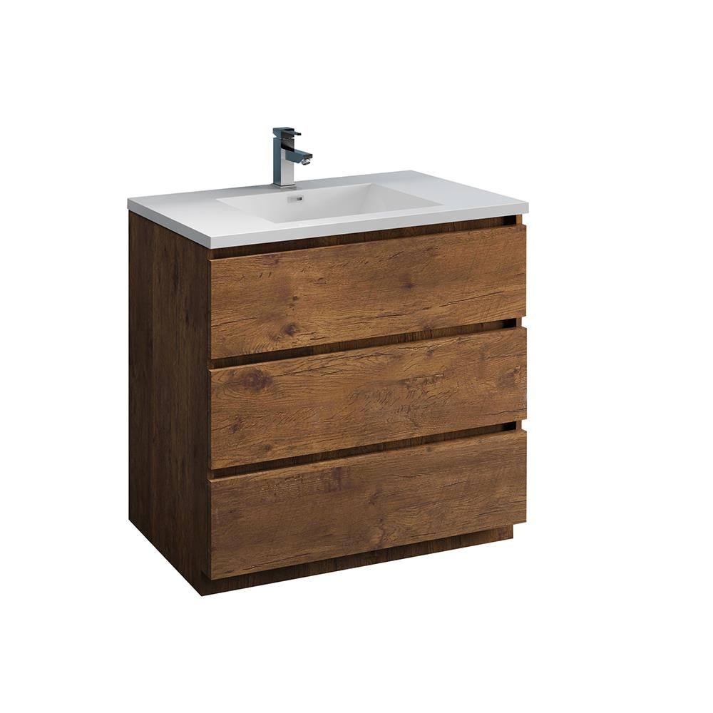 Fresca FCB9336RW-I Bath-Vanity-Combo - View #2