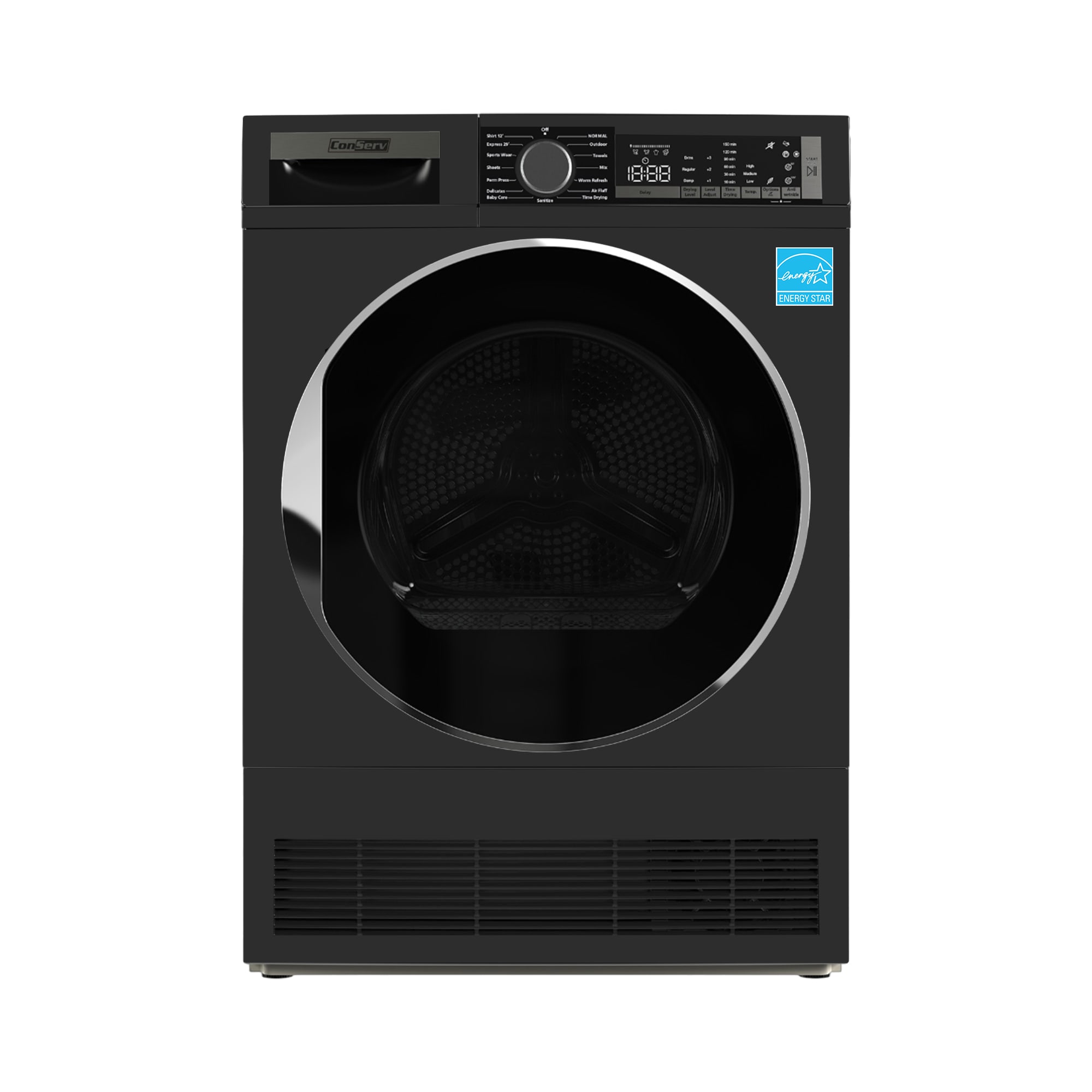 ConServ CD 4040 TITANIUM 4-cu ft Stackable Vented Electric Dryer ( Titanium ) Energy Star Certified