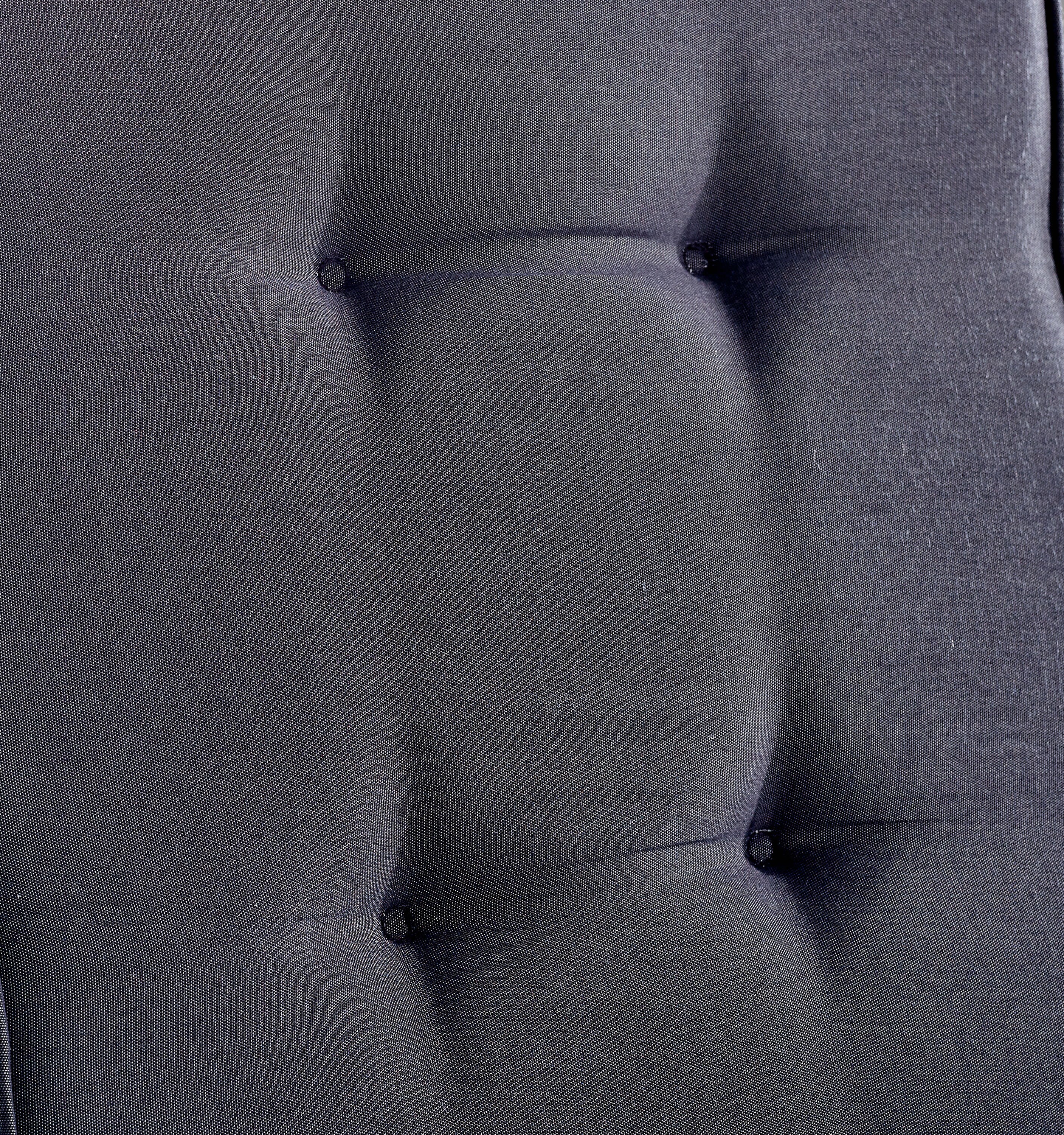 Haven 5-Piece Gray Wicker Recliner Set with Blue Cushions