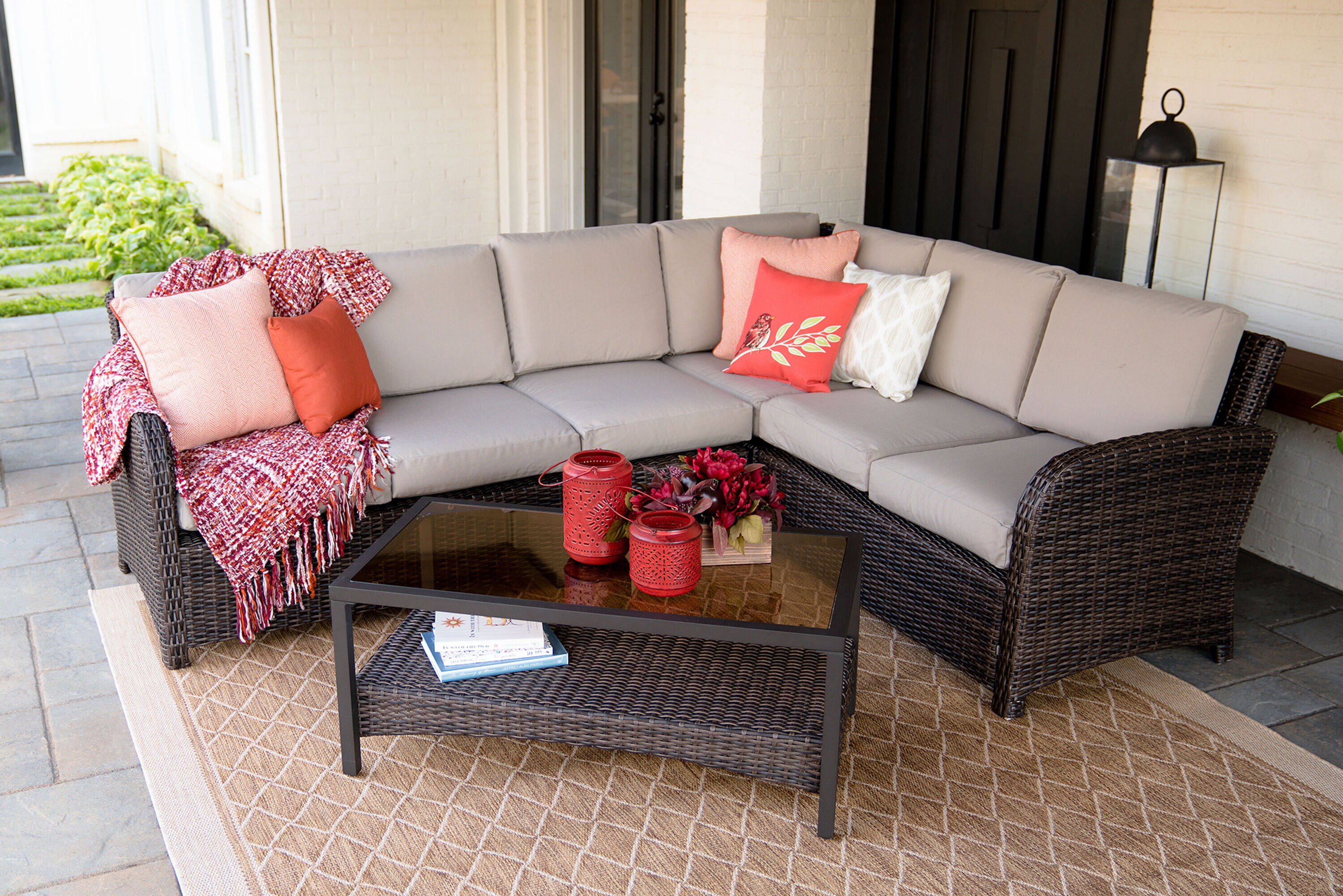 Leisure Made 779665-TAN Patio-Sofas-Daybeds - View #5