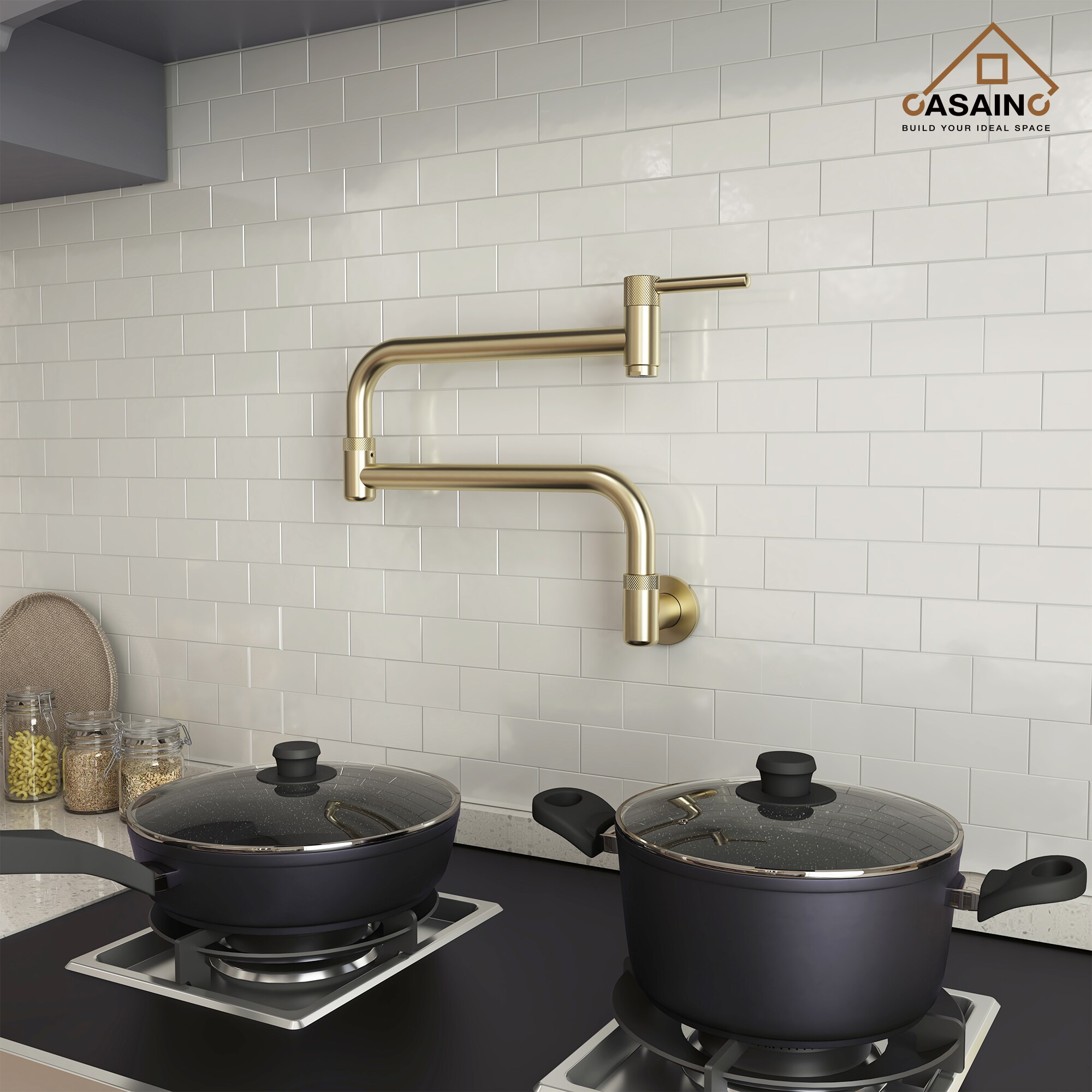 CASAINC CA-C3467-BG Kitchen-Faucets - View #2