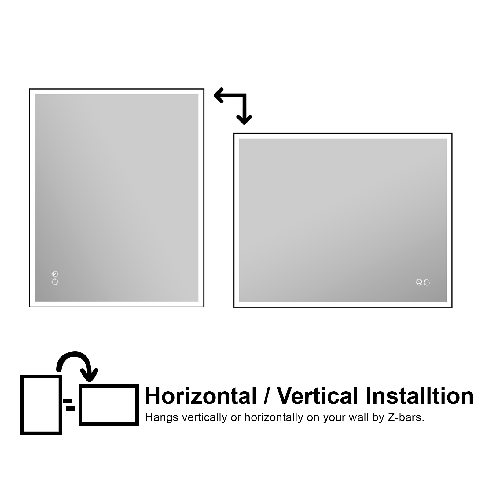 WELLFOR TRX-962AE Framed-Bath-Mirrors - View #5