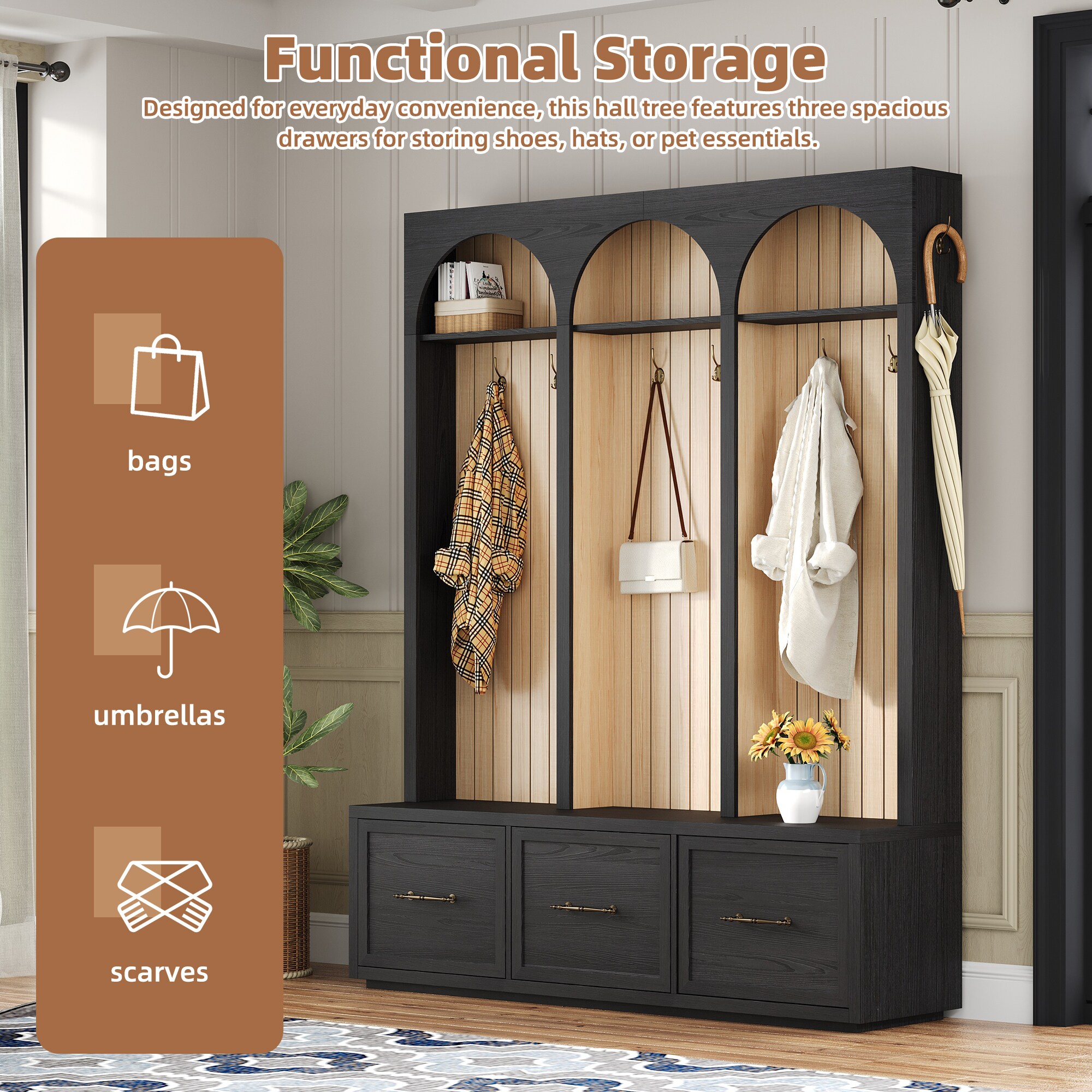 ModernLuxe L3P-N721P324463B Coatrack-Stands-Pedestals - View #2