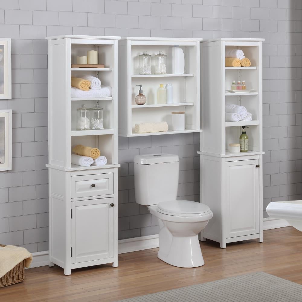 Alaterre Furniture ANVA7778WH Linen-Cabinets - View #2