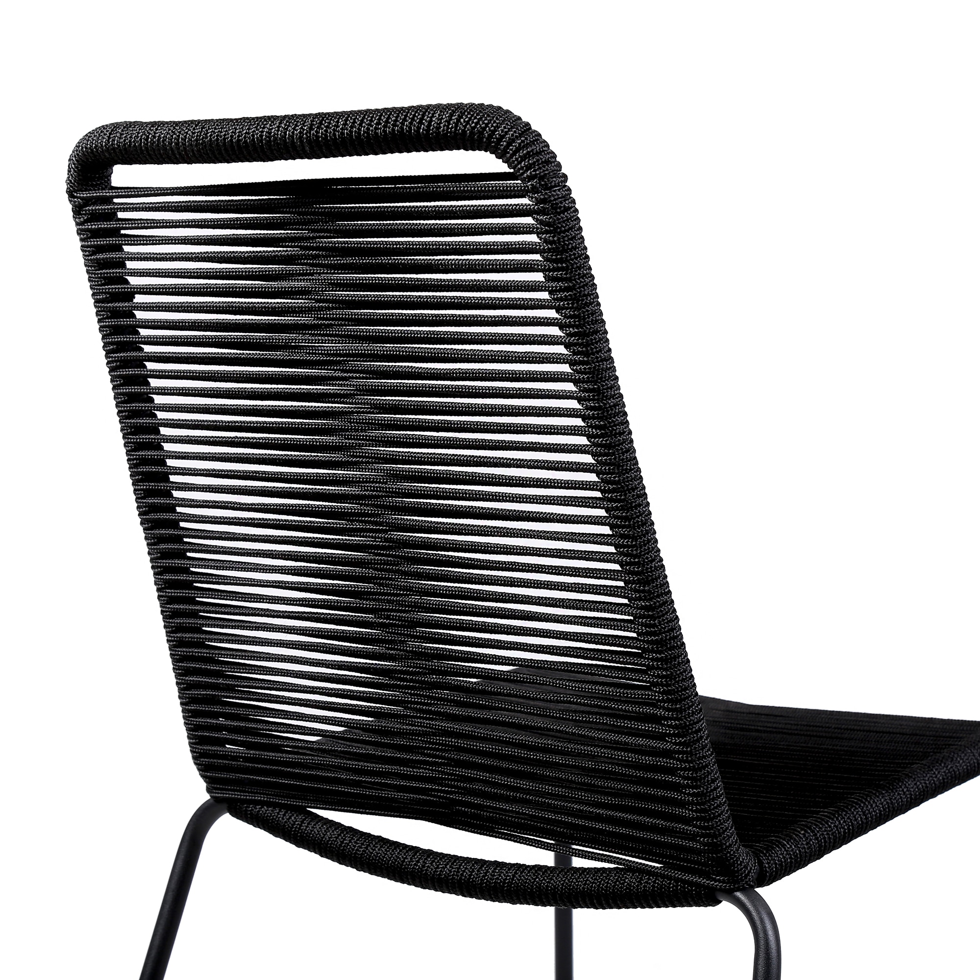 Armen Living LCSHSIBLK Patio-Chairs - View #6