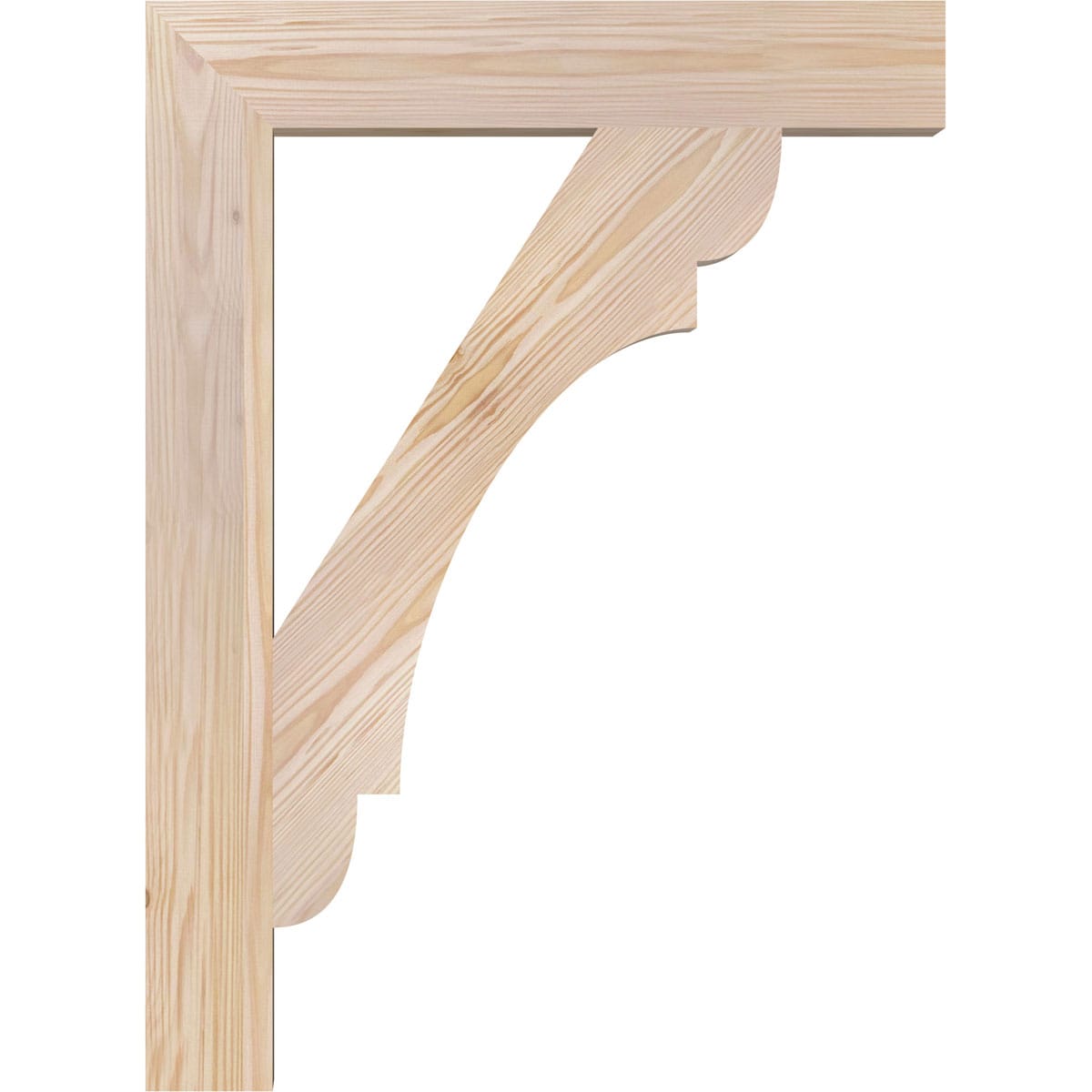 Ekena Millwork BKT04X22X30OLY05SDF Exterior-Brackets-Braces - View #3