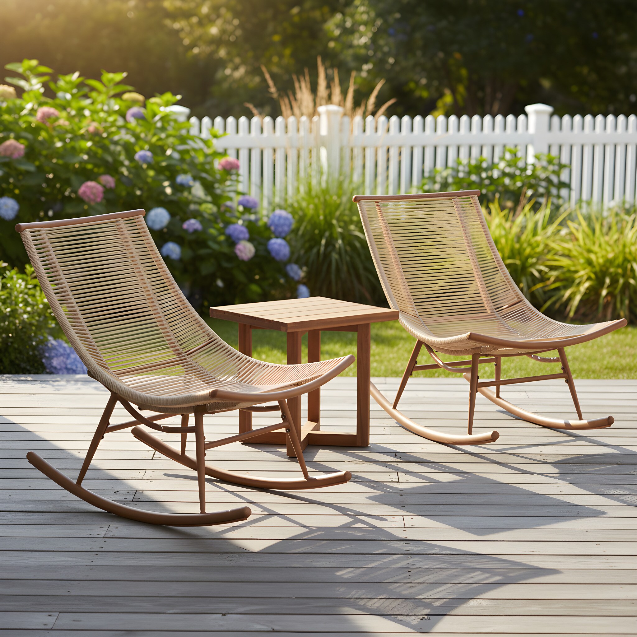 Christopher Knight Home Modern Outdoor 3-Piece Set Metal Frame Woven ...