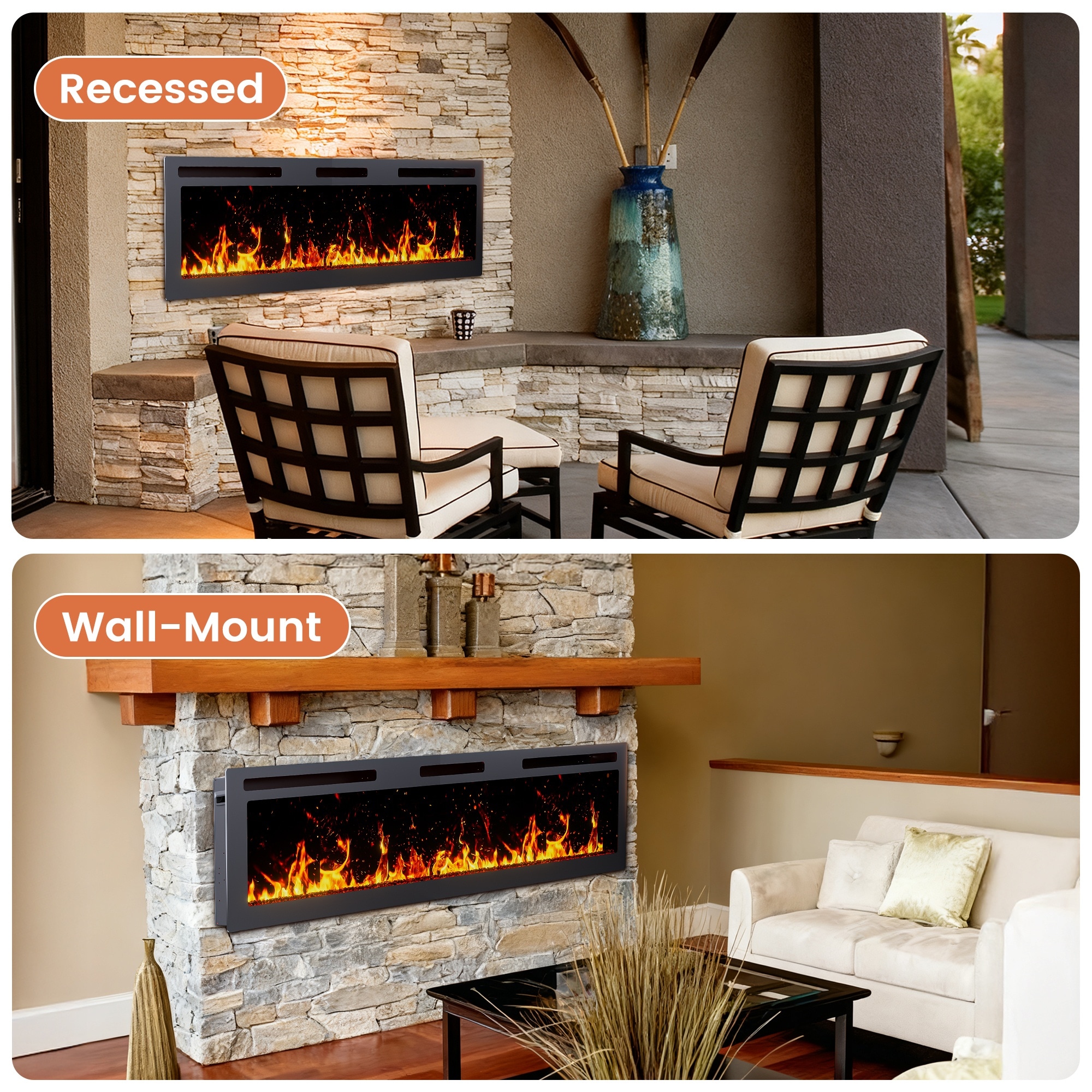 EdenDirect LW-2322-L Electric-Fireplace-Fireboxes - View #7
