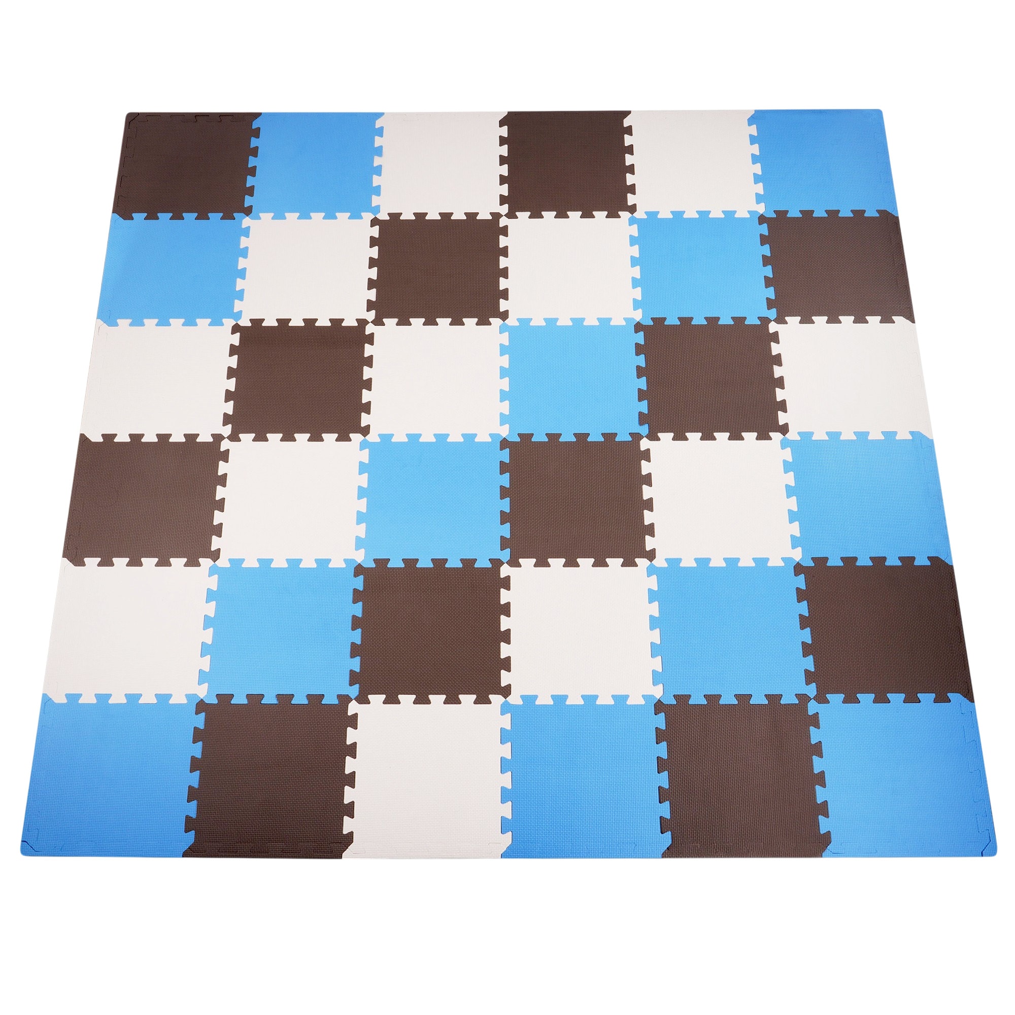 Balancefrom -  Fitness 36 Tile Thick Interlocking Puzzle Foam Exercise Play Mat