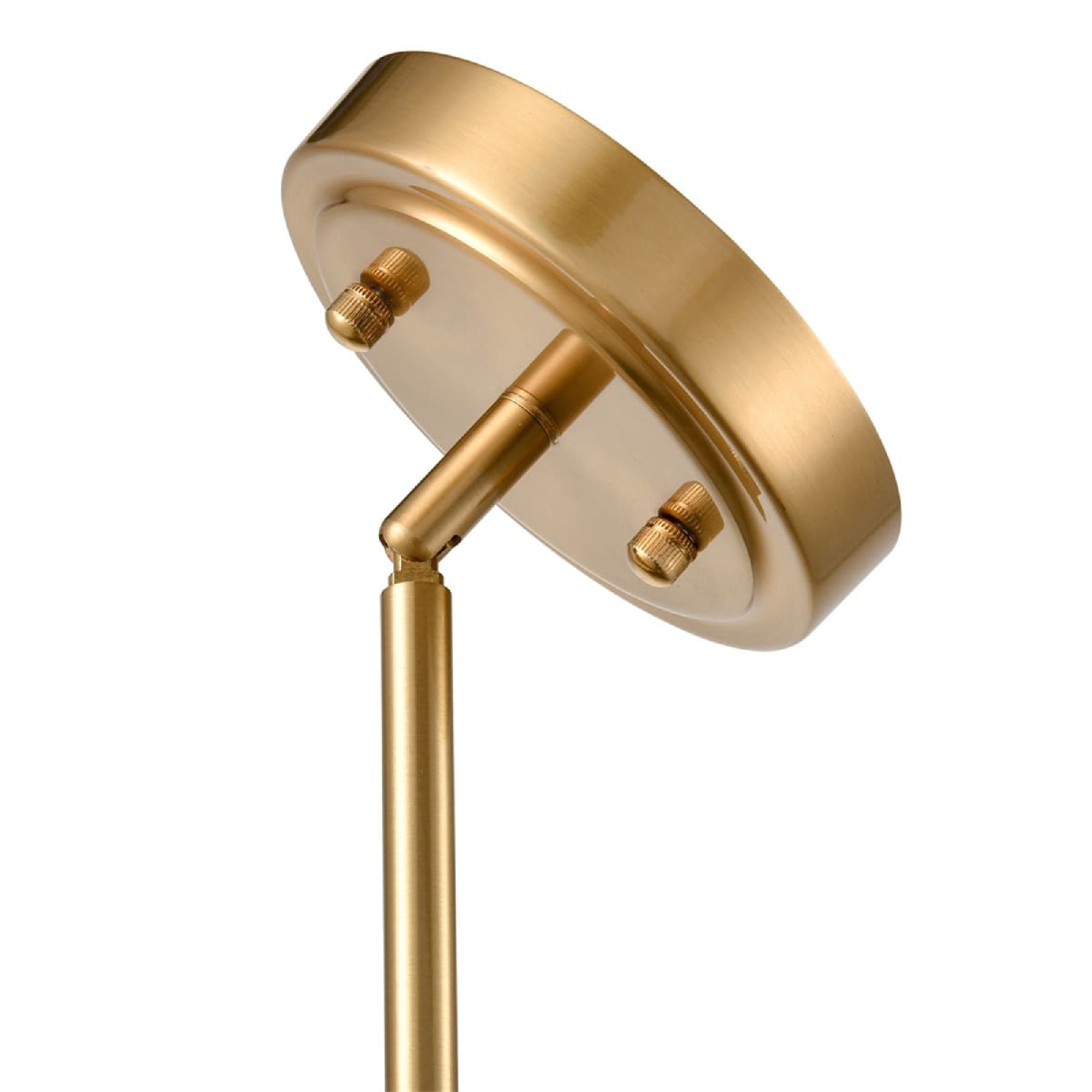 Modern Brass and Clear Glass Mini Pendant Light
