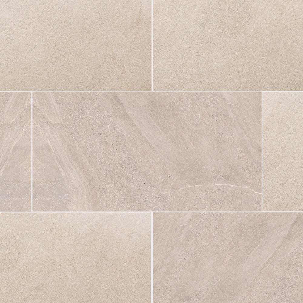 Elida Ceramica LWSSNDF2448 Desert Fawn 24-in x 48-in Matte Porcelain Stone Look Floor and Wall Tile (7.75-sq. ft/ Piece)