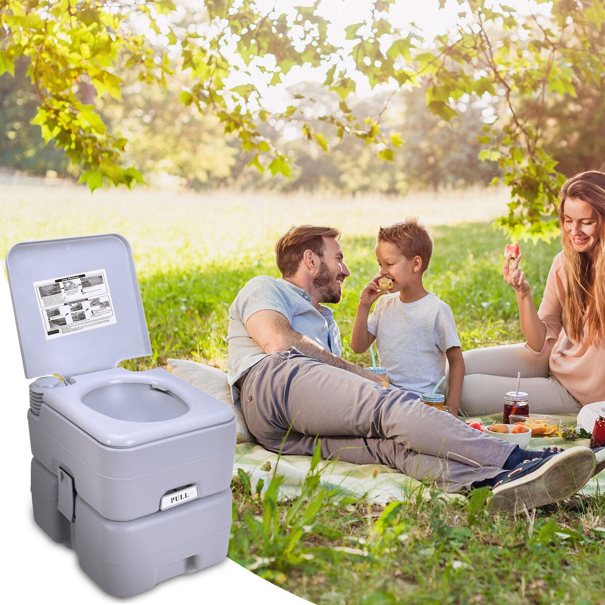 BOXIO Portable Toilet - Convenient Camping Toilet! Compact, Safe, and  Personal Composting Toilet with Convenient Disposal for Camping, RVing,  Boating, Road Trips and Other Recreational Activities - Yahoo Shopping