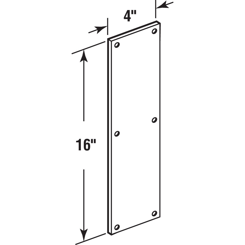Prime-Line J 4630 Entry-Door-Kick-Plates - View #2