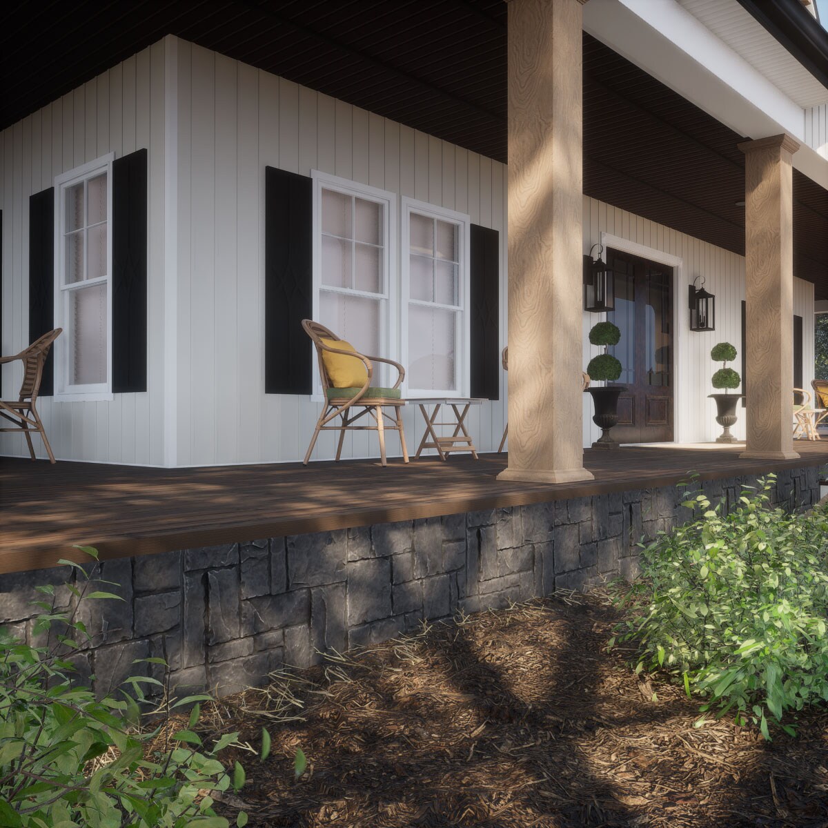 Ekena Millwork PNU24X48CRSG Stone-Veneer - View #11