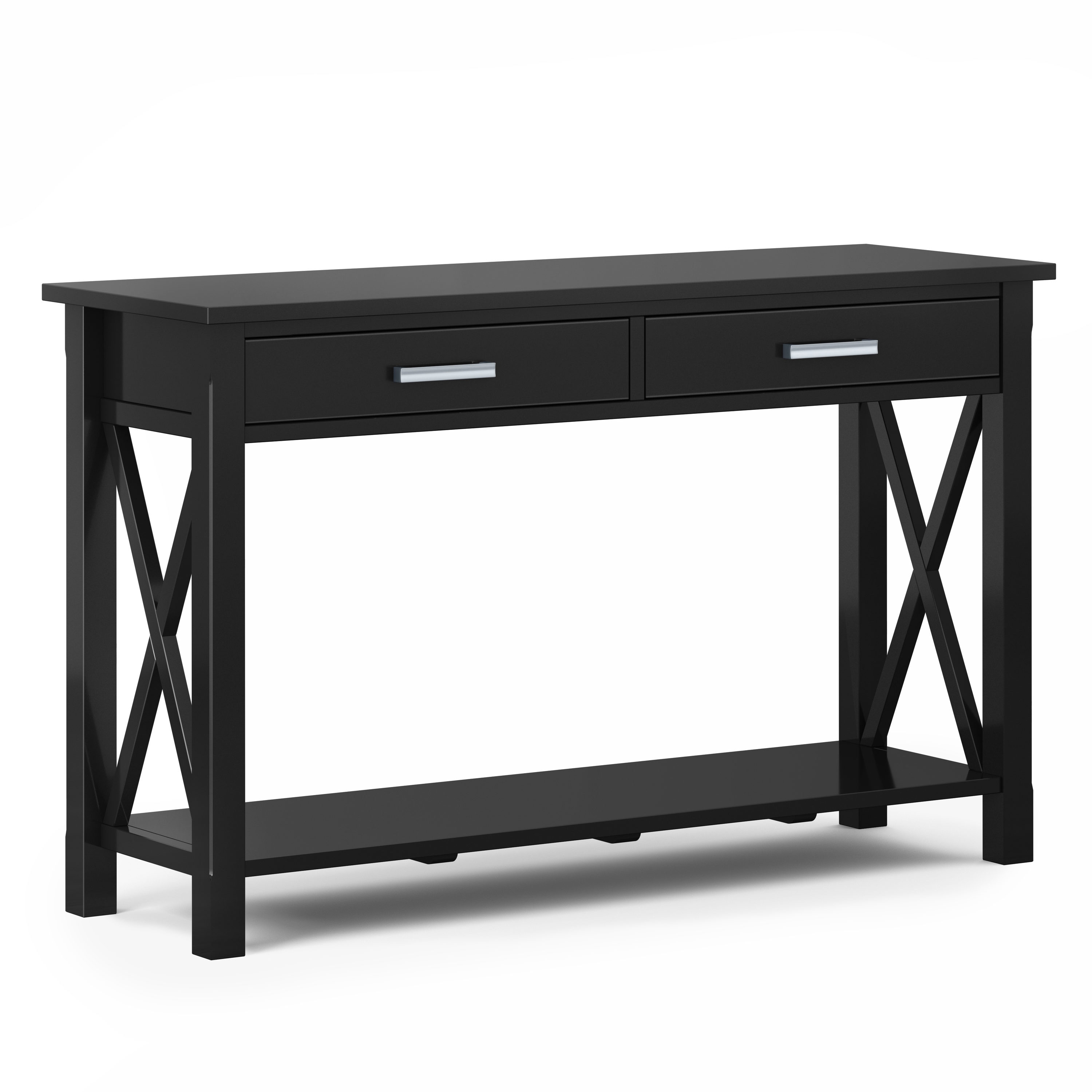 Simpli Home AXCKIT06-BL Kitchener Modern Paint Console table
