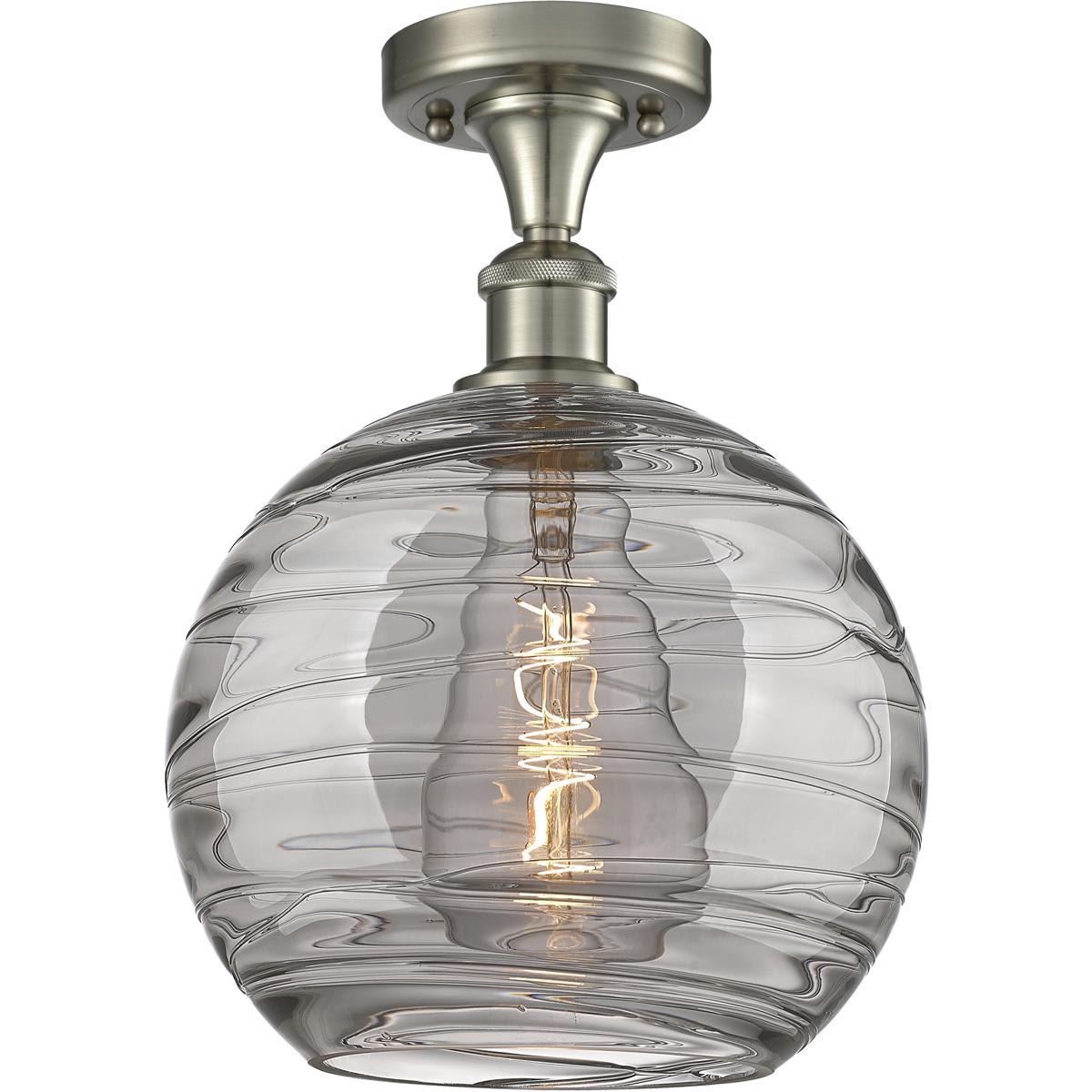 Innovations Lighting 2672343 516-1C-SN-G1213-10SM Ballston Athens Deco Swirl