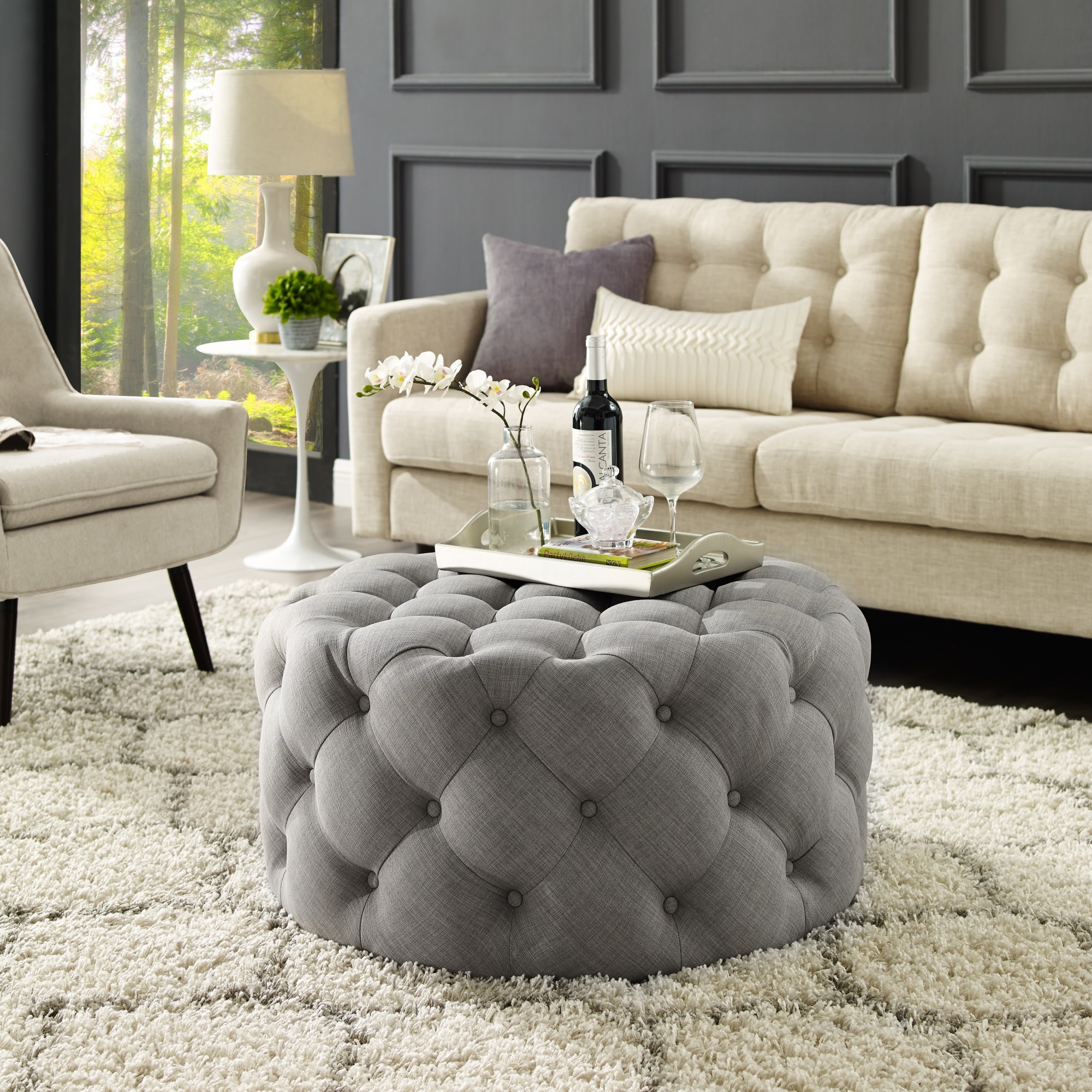 Inspired Home ON95-03LG-LS Indoor-Ottomans - View #2