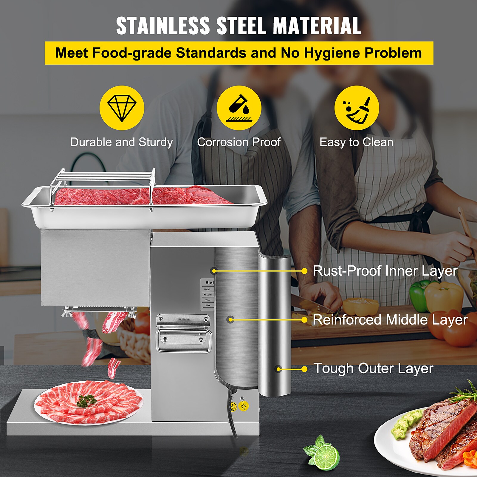 VEVOR TSQPJ000000000001V1 Food-Slicers - View #4