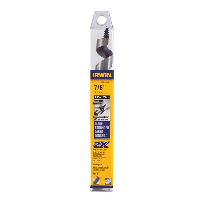IRWIN WeldTec 7/8-in Woodboring Drill Bit IRWIN WeldTec 7/8-in Woodboring Drill Bit